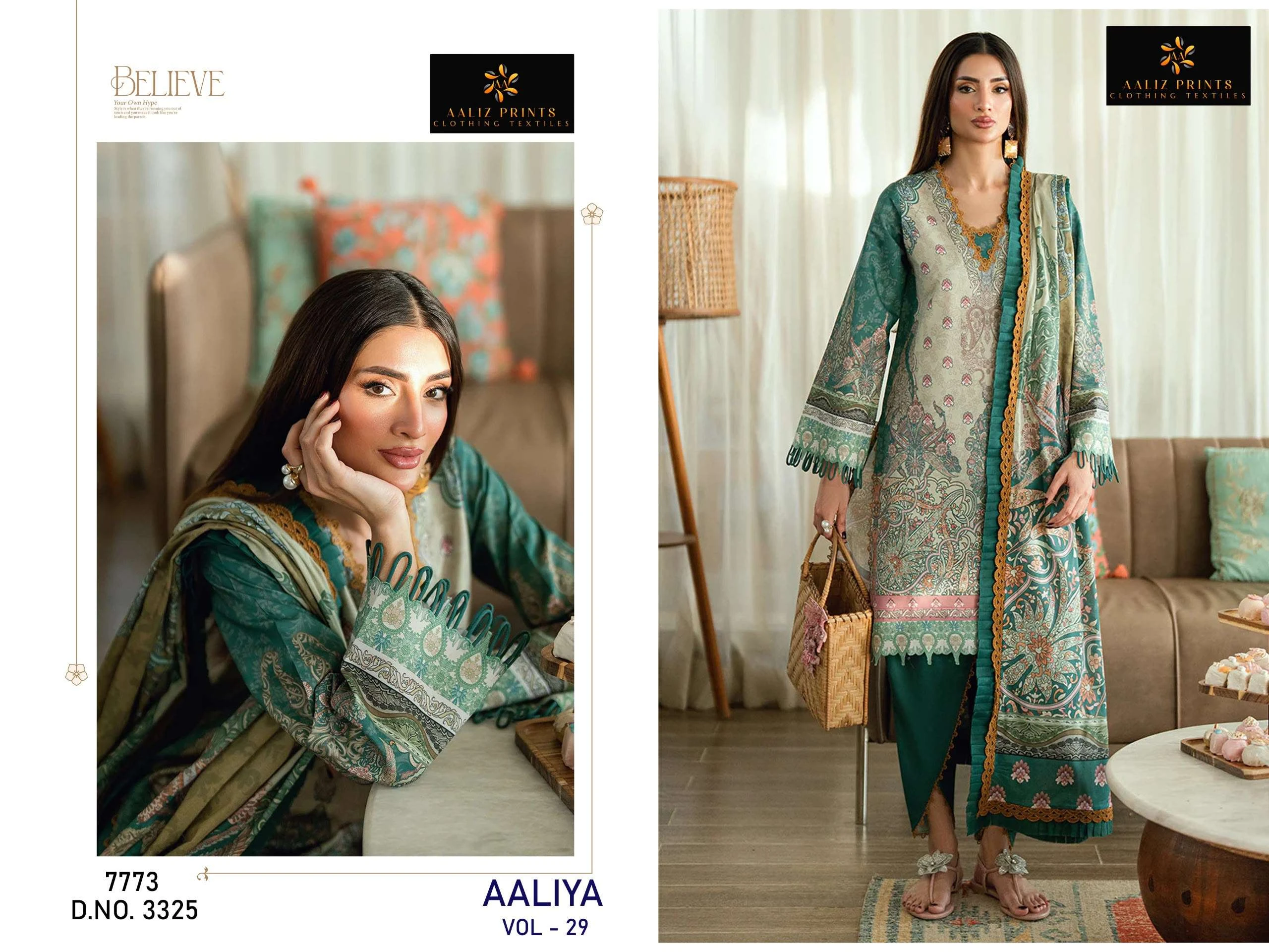 Aaliz Print Aaliya Vol 29 Ready Made Collection - Readymade Dress