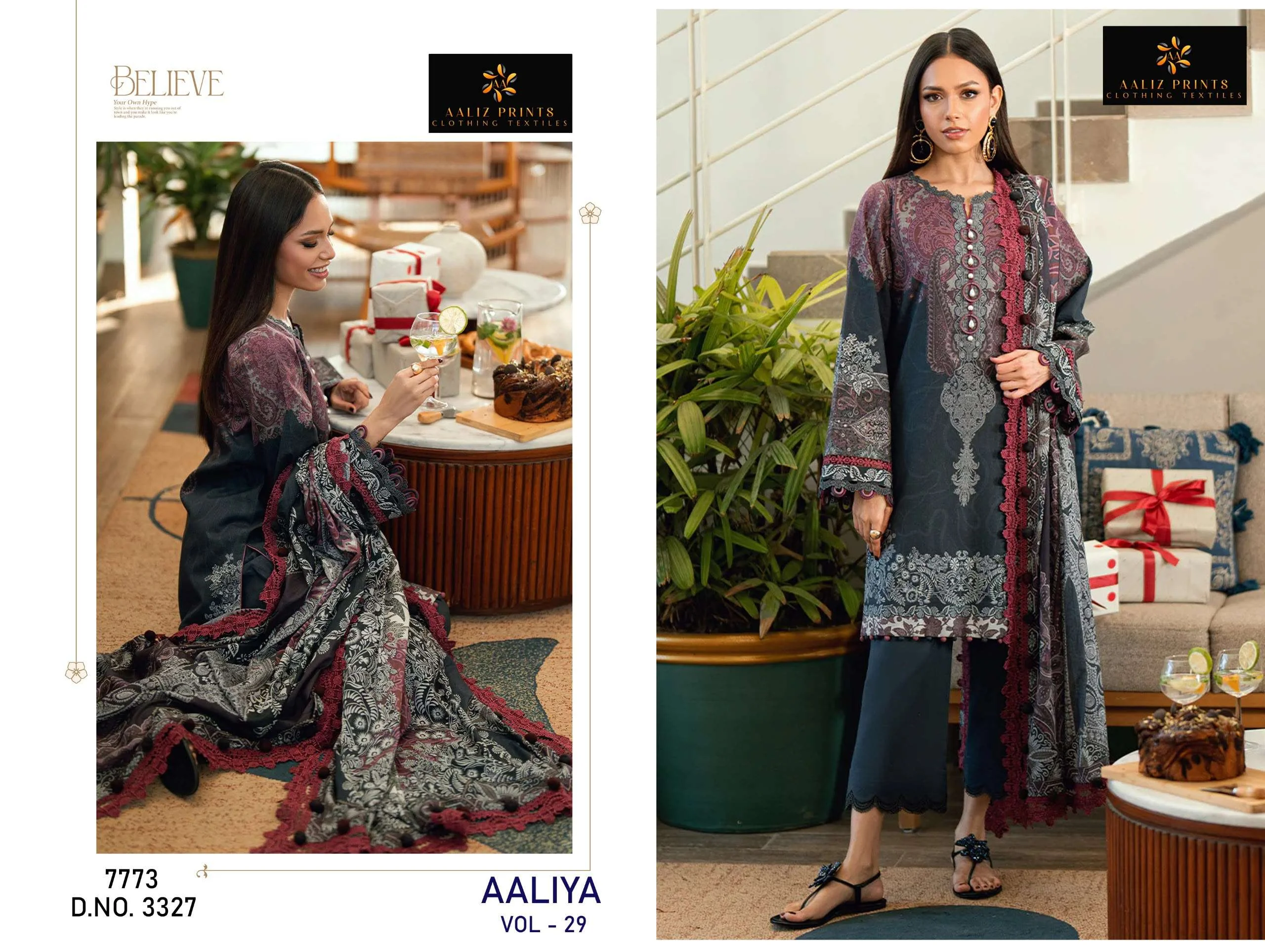 Aaliz Print Aaliya Vol 29 Ready Made Collection - Readymade Dress