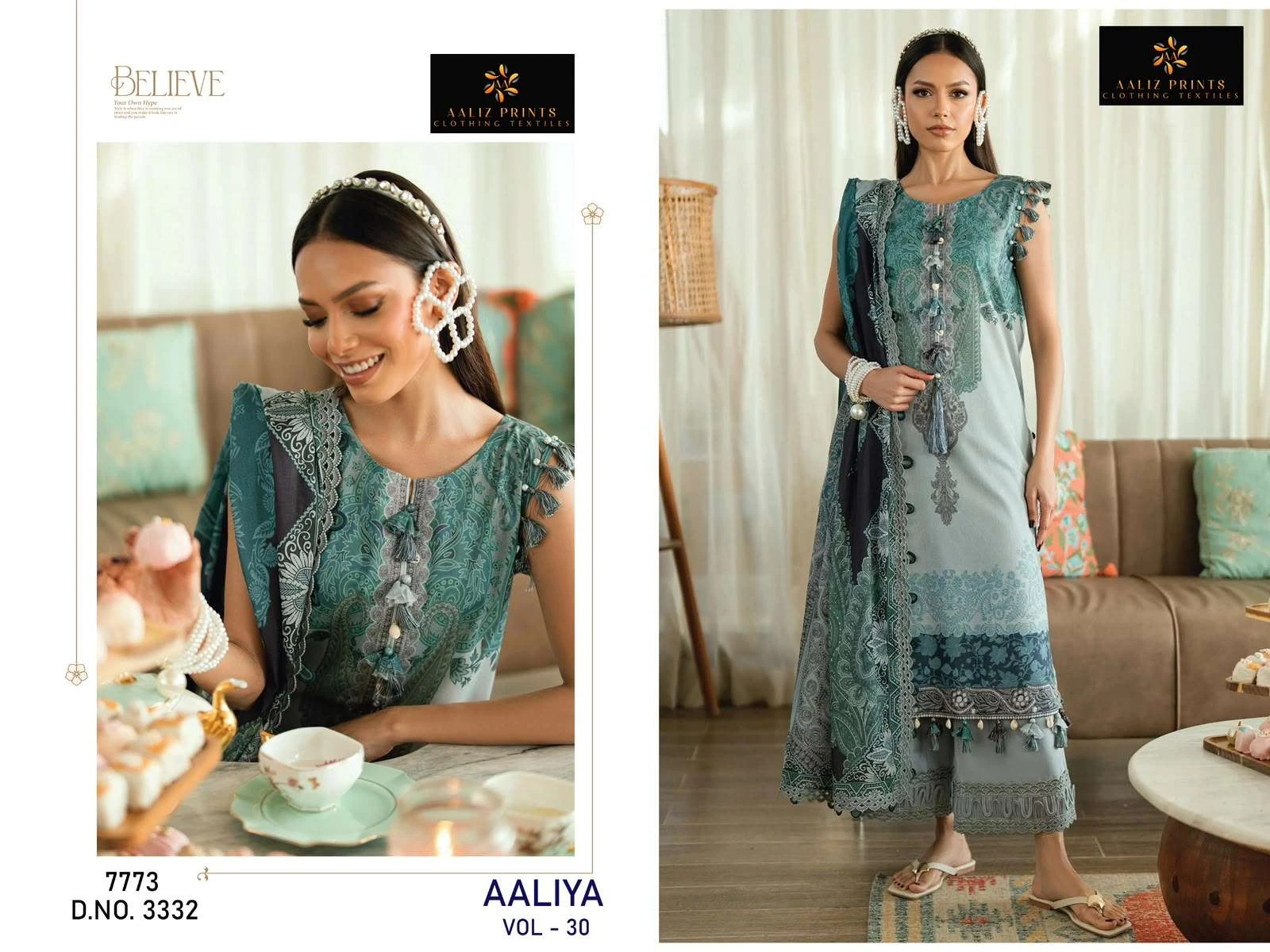 Aaliz Print Aaliya Vol 30 Ready Made Collection - Readymade Dress