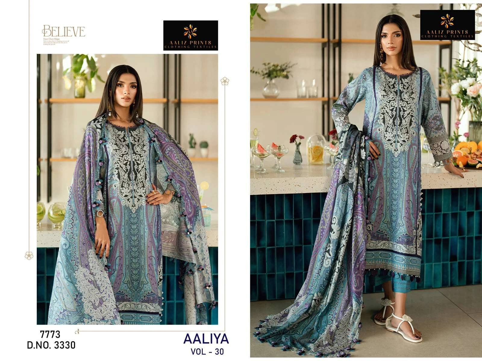 Aaliz Print Aaliya Vol 30 Ready Made Collection - Readymade Dress