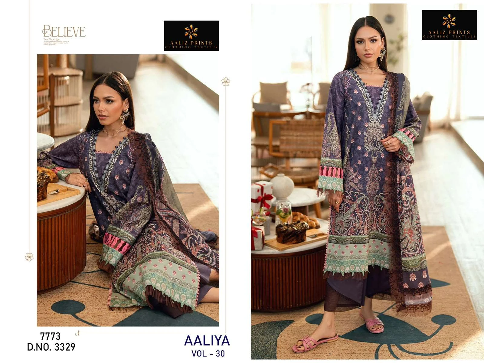 Aaliz Print Aaliya Vol 30 Ready Made Collection - Readymade Dress