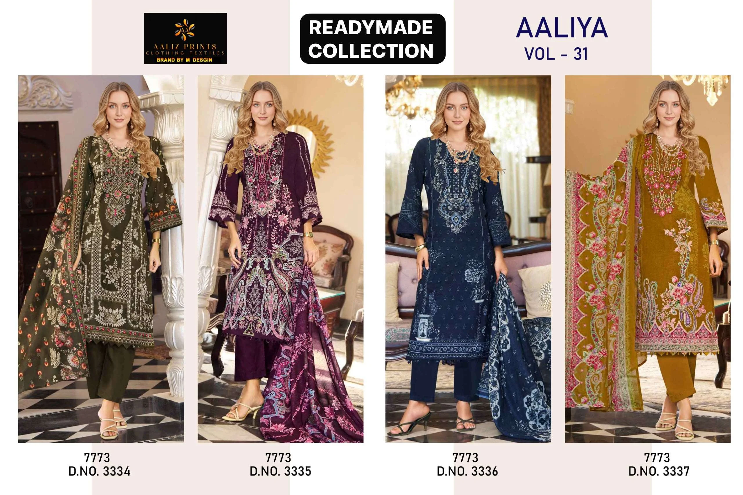 Aaliz Print Aaliya Vol 31 Ready Made Collection - Readymade Dress