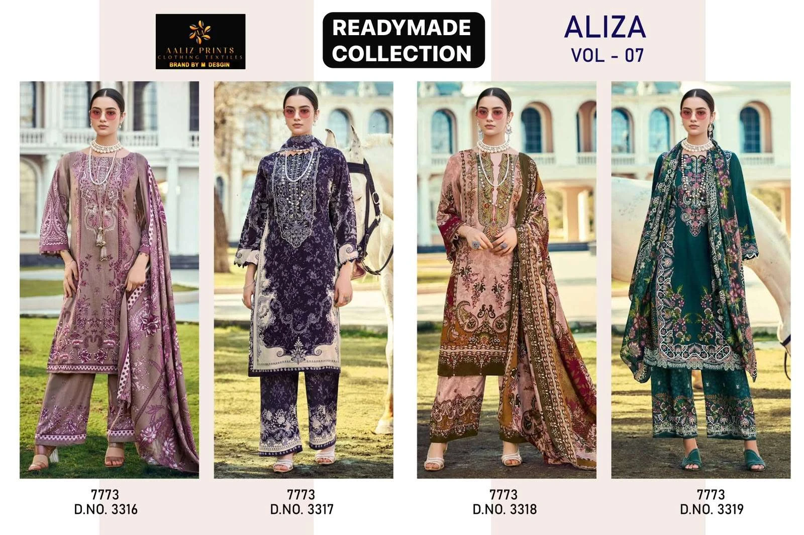 Aaliz Print Aliza Vol 7 Ready Made Collection