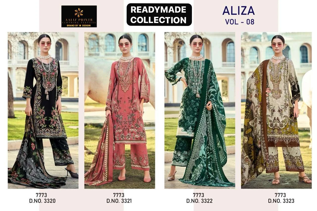 Aaliz Print Aliza Vol 8 Ready Made Collection