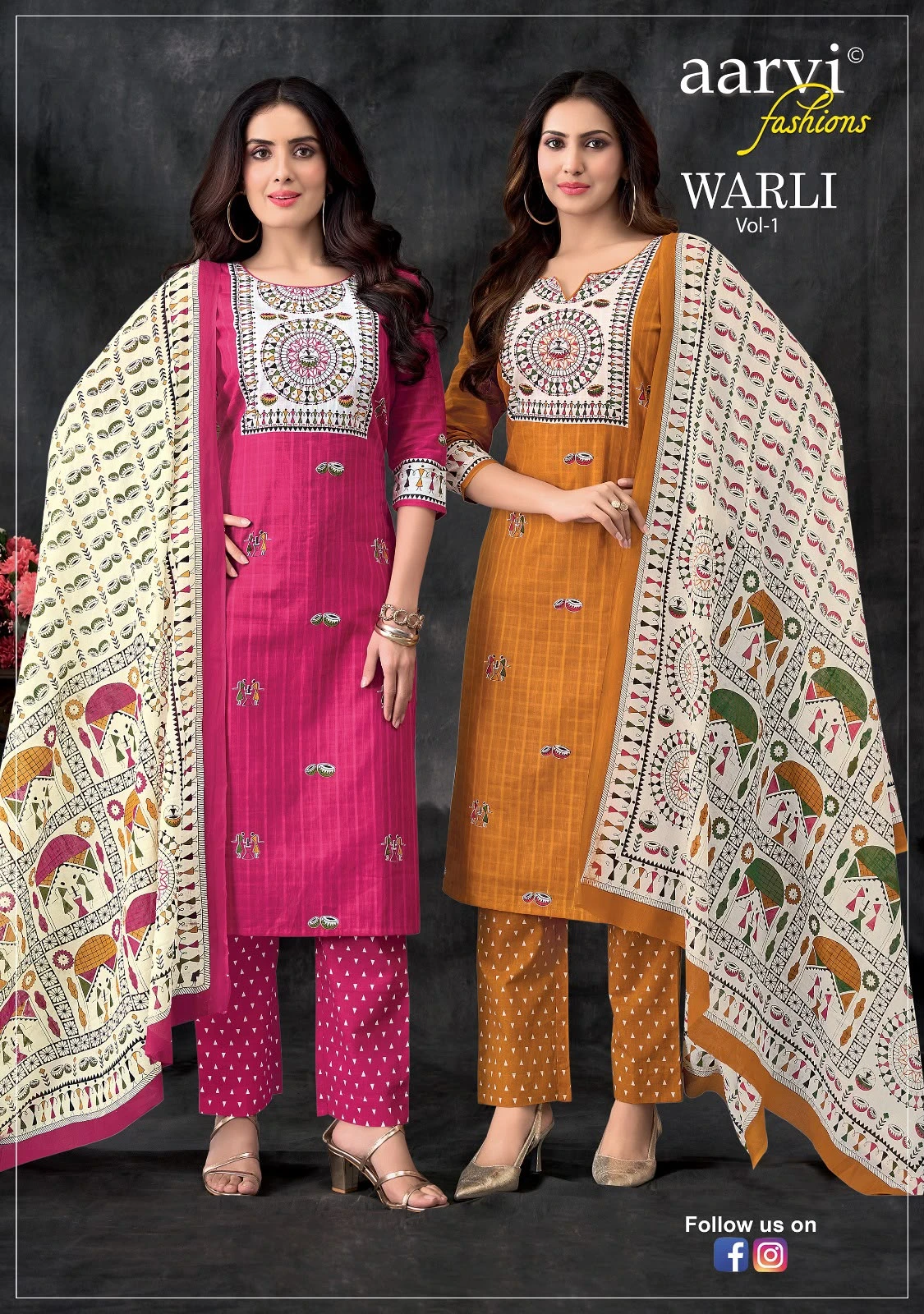 Aarvi Warli Vol 1 - Readymade Dress