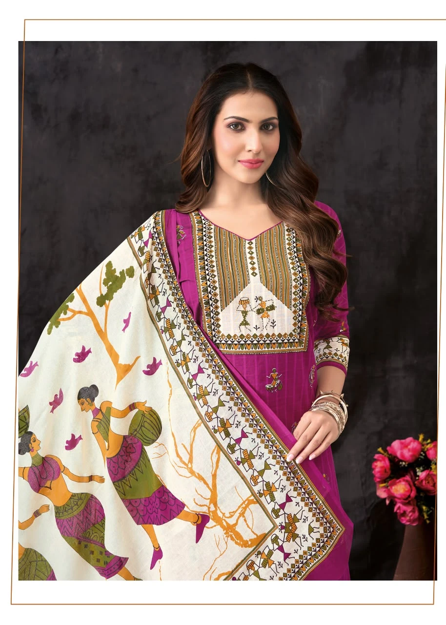 Aarvi Warli Vol 1 - Readymade Dress
