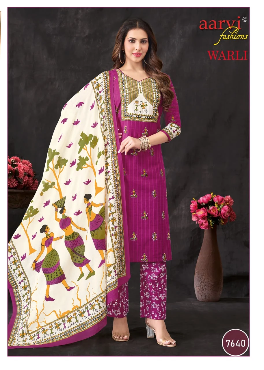 Aarvi Warli Vol 1 - Readymade Dress