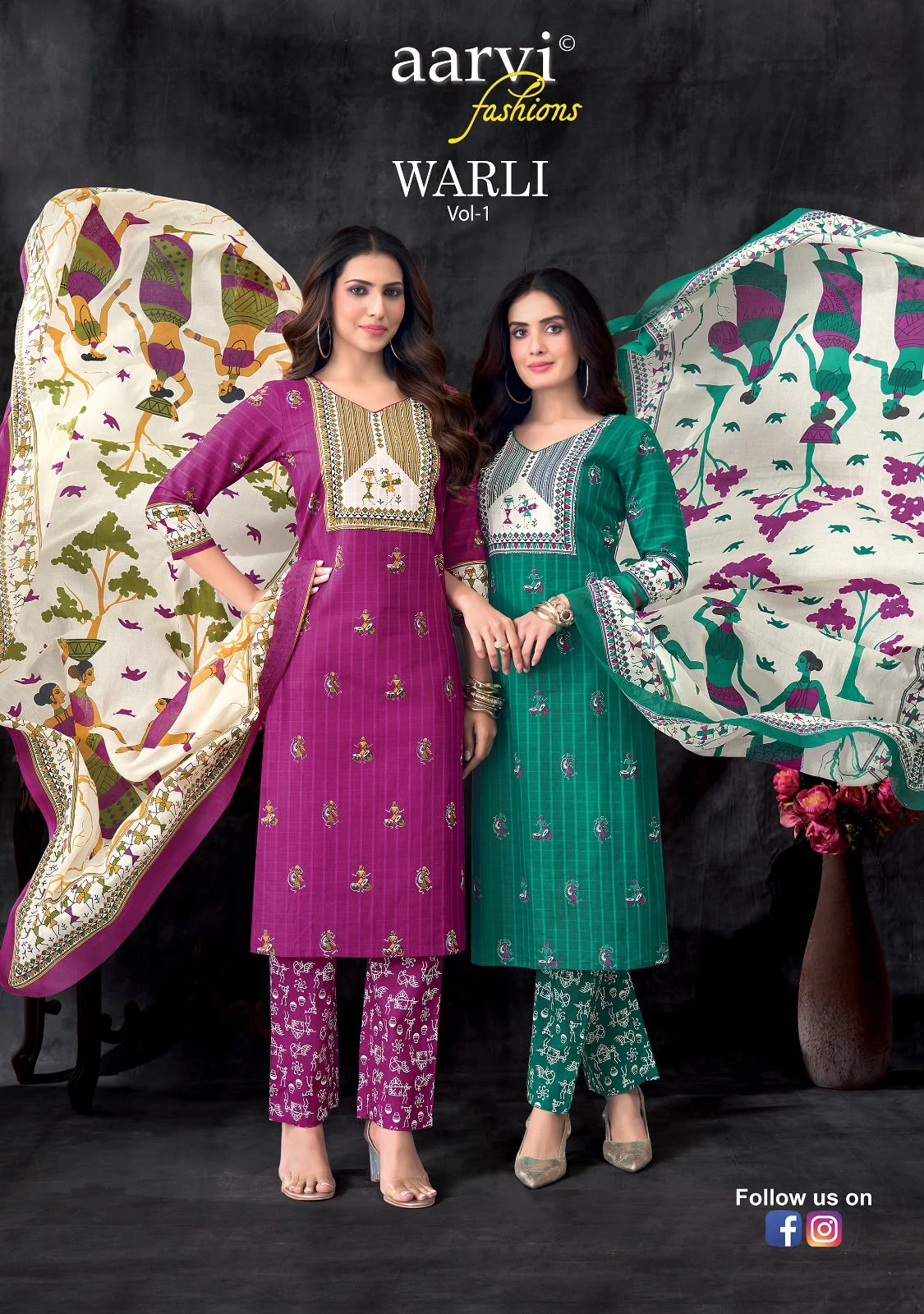 Aarvi Warli Vol 1 - Readymade Dress