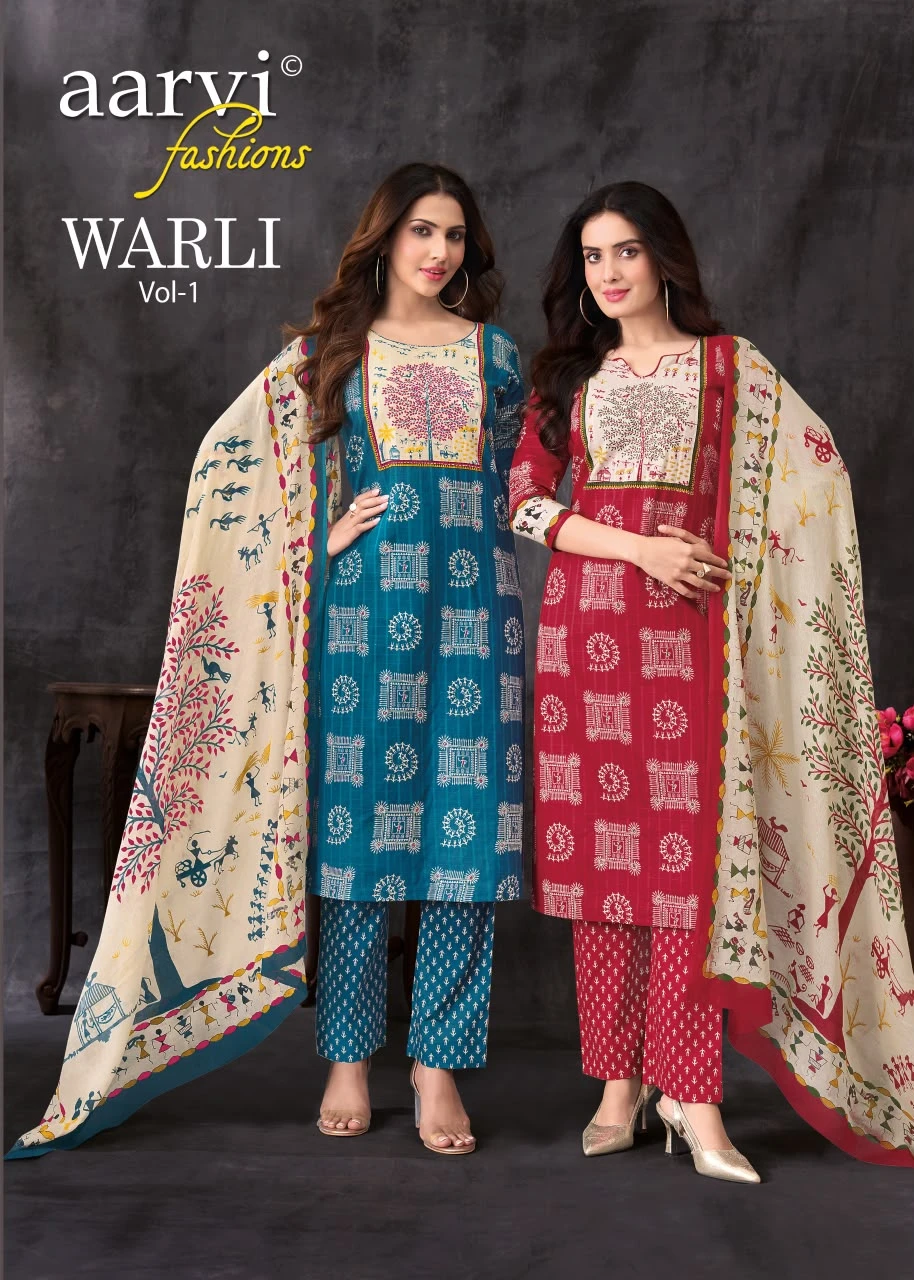 Aarvi Warli Vol 1 - Readymade Dress