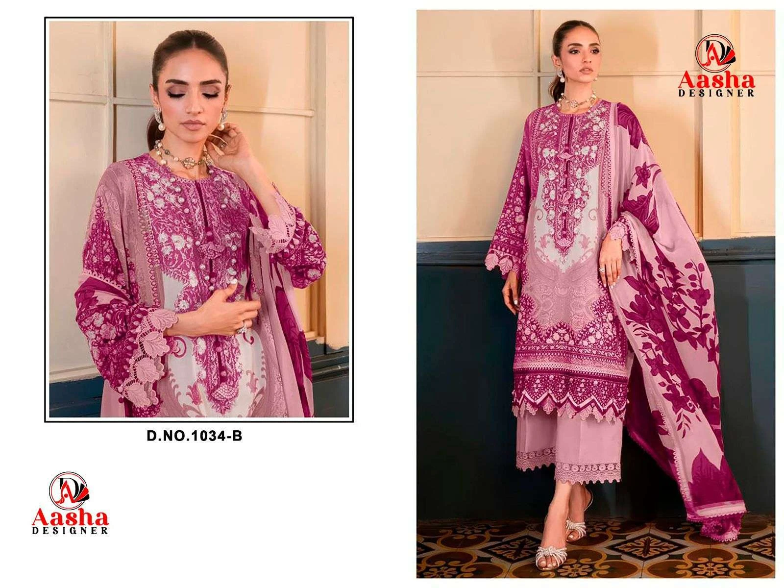 Aasha Designer D No 1033 & 1034