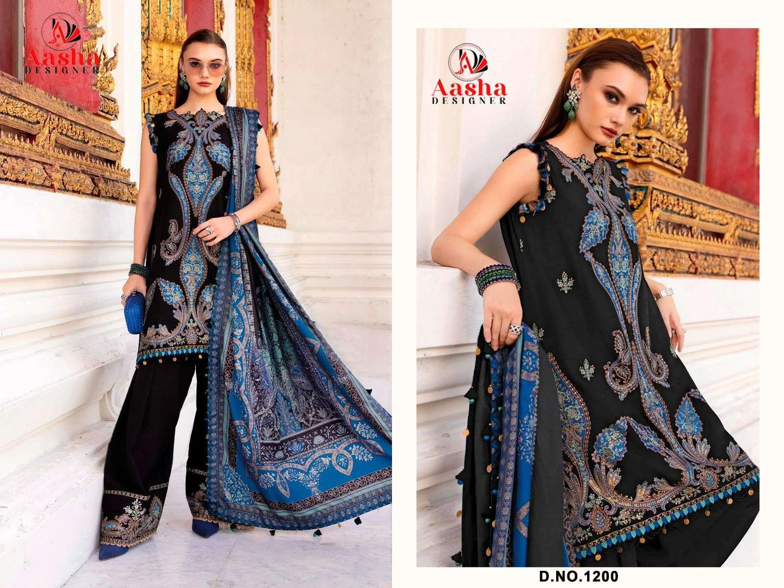 Aasha Designer D No 1195 A B 2000