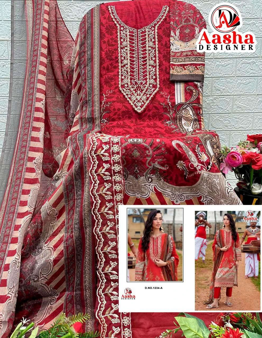 Aasha Designer D No 1234 Ab