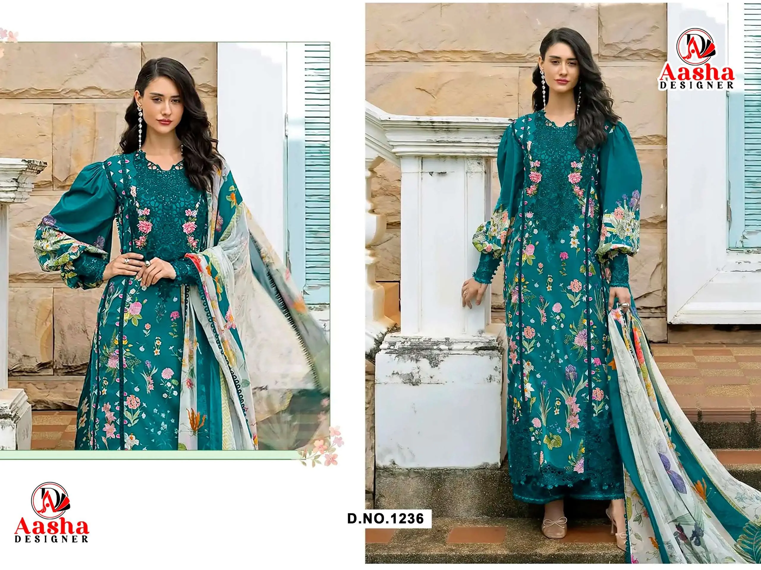 Aasha Designer D No 1235 & 1236