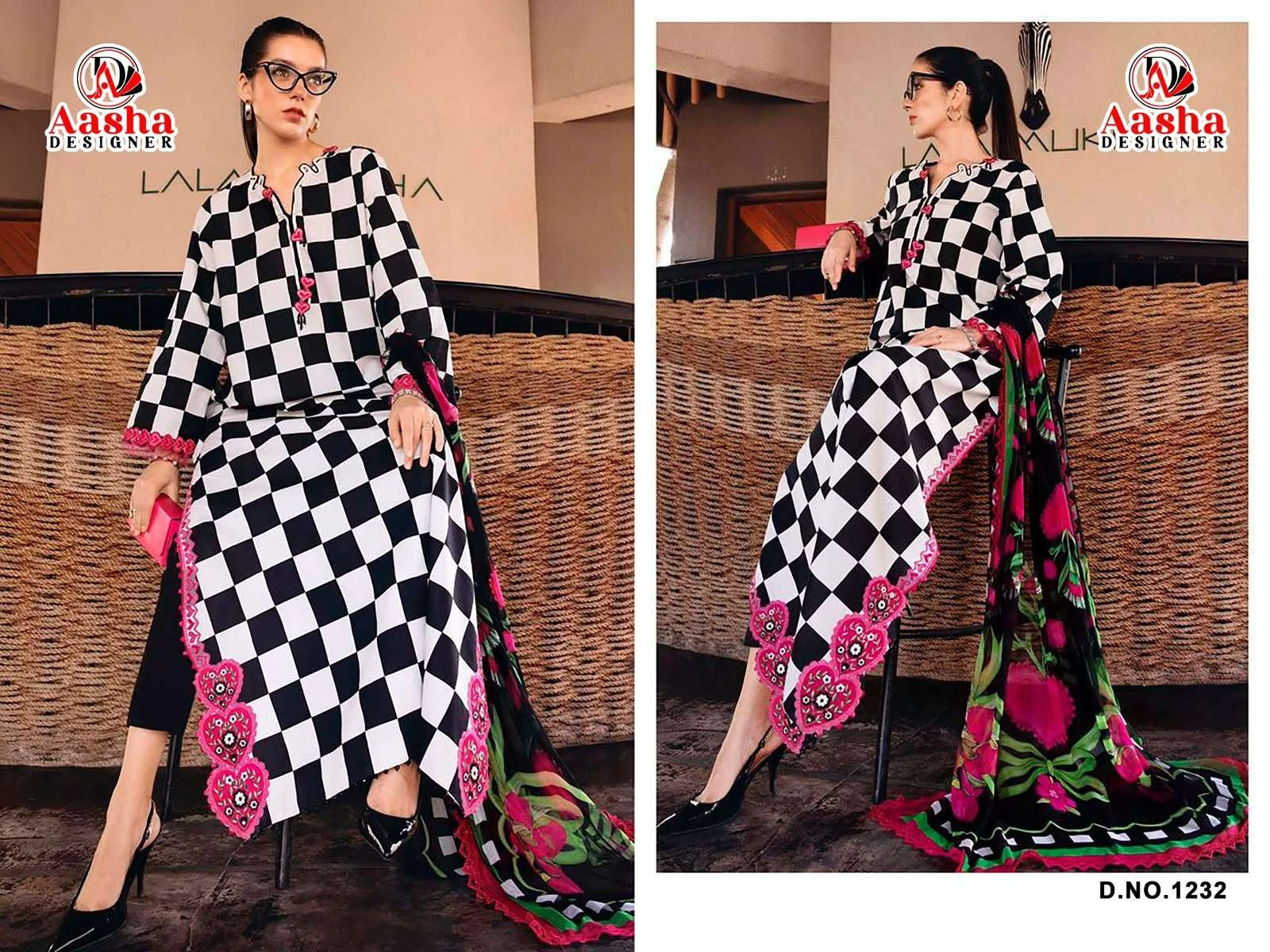 Aasha Designer D No D No 1232 & 1233