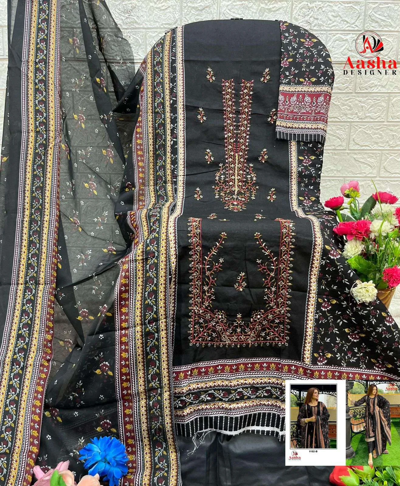 Aasha Designer Design No - 1102