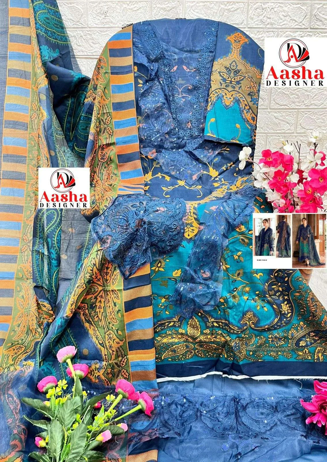 Aasha Designer Design No - 1142 D