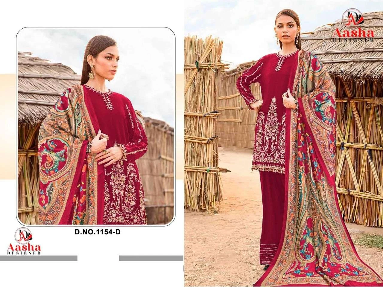 Aasha Designer Design No - 1154 Bcd