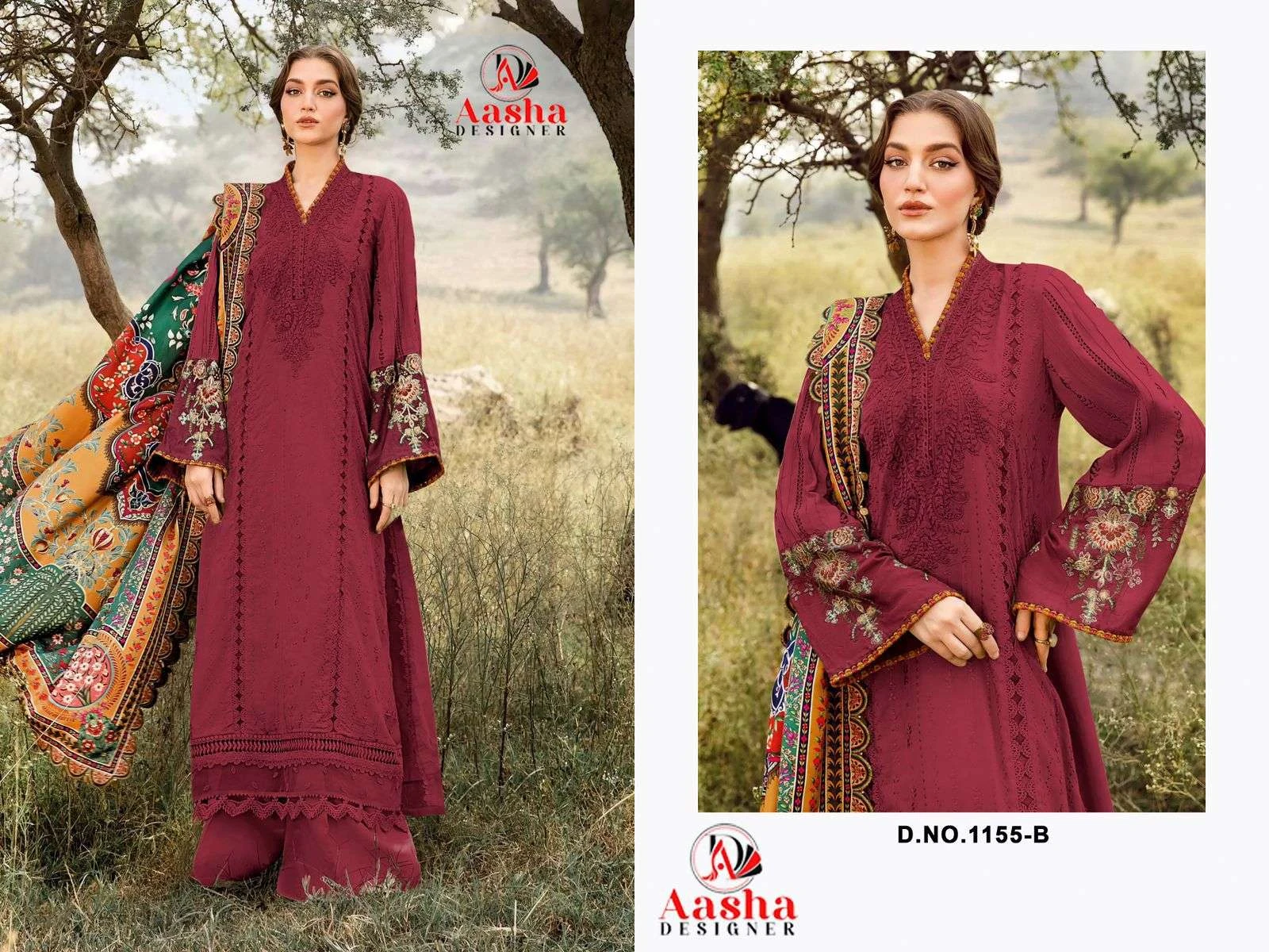 Aasha Designer Design No - 1155