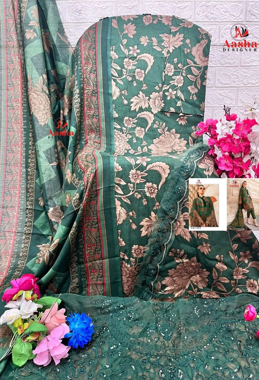 Aasha Designer Design No - 1158 B