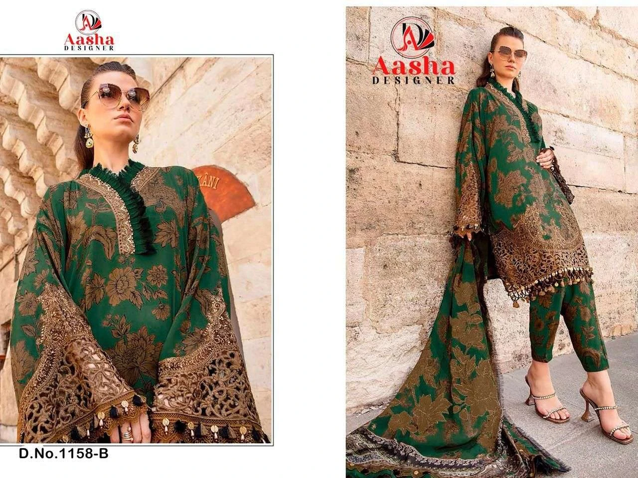 Aasha Designer Design No - 1158 B