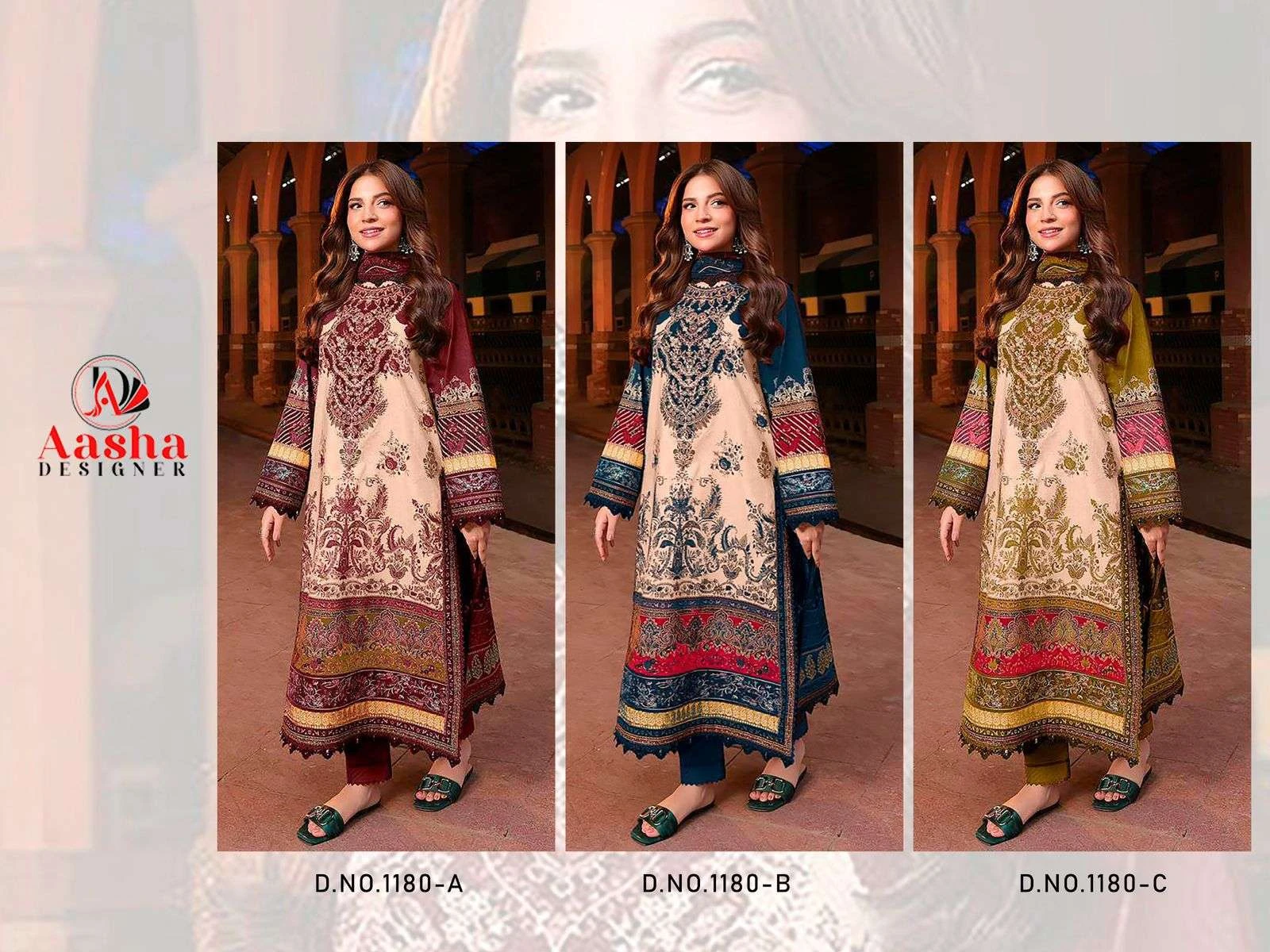 Aasha Designer Design No - 1180