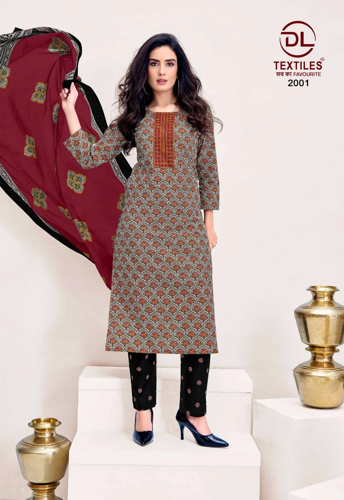 Ajrakh Vol 2 Ready Made Cotton Suit - Readymade Dress