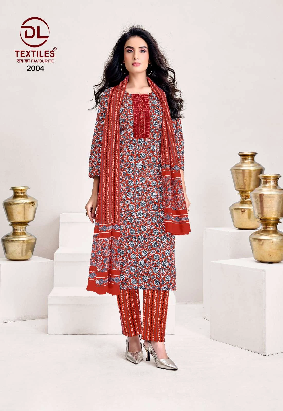 Ajrakh Vol 2 Ready Made Cotton Suit - Readymade Dress