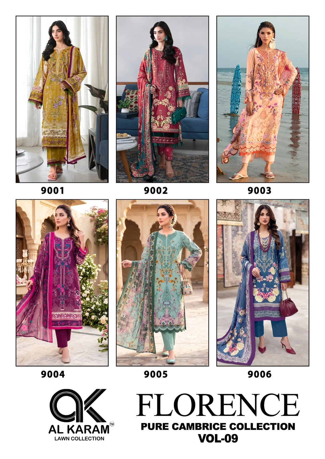 Al Karam Florence Vol 9 - Readymade Dress