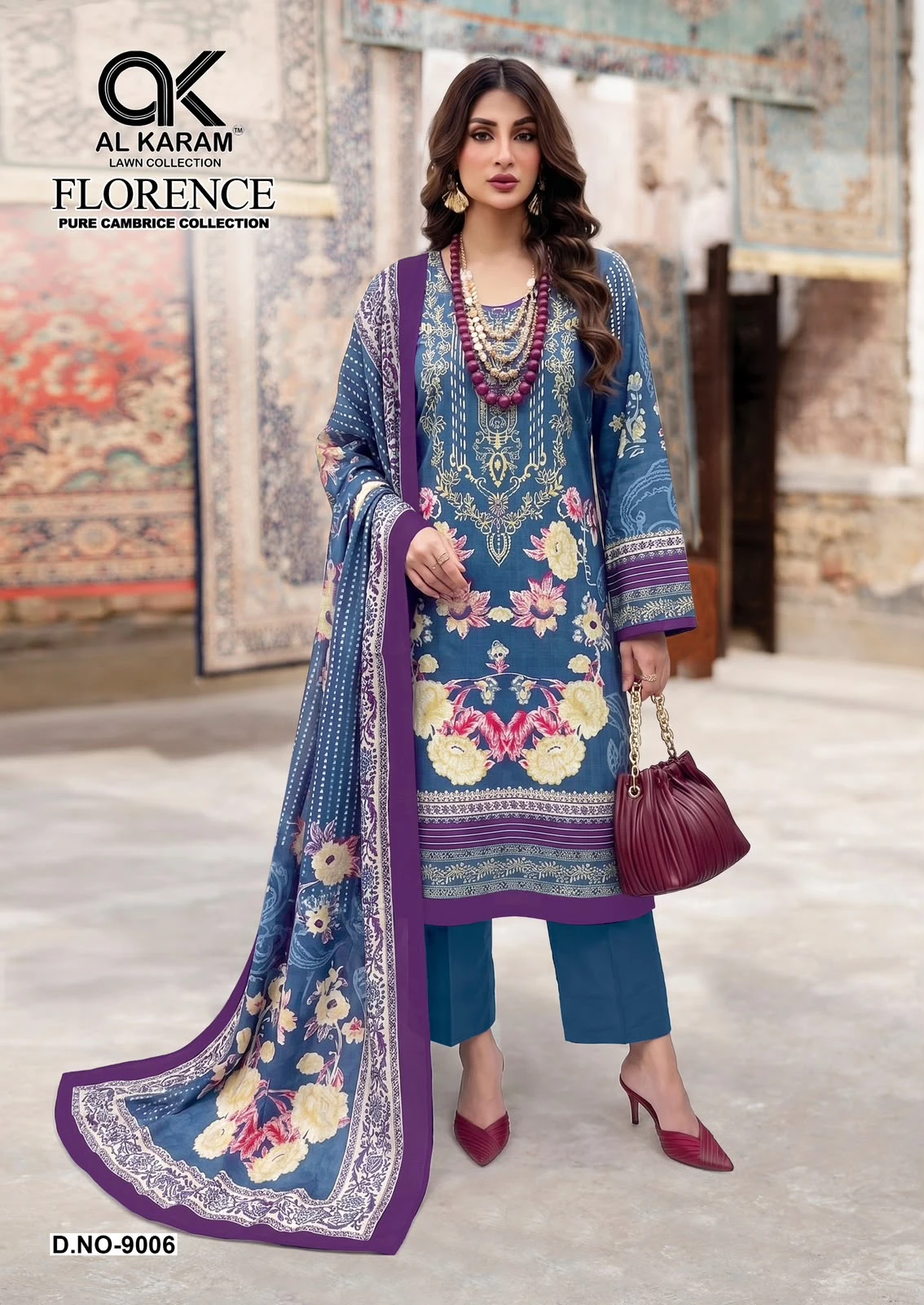 Al Karam Florence Vol 9 - Readymade Dress