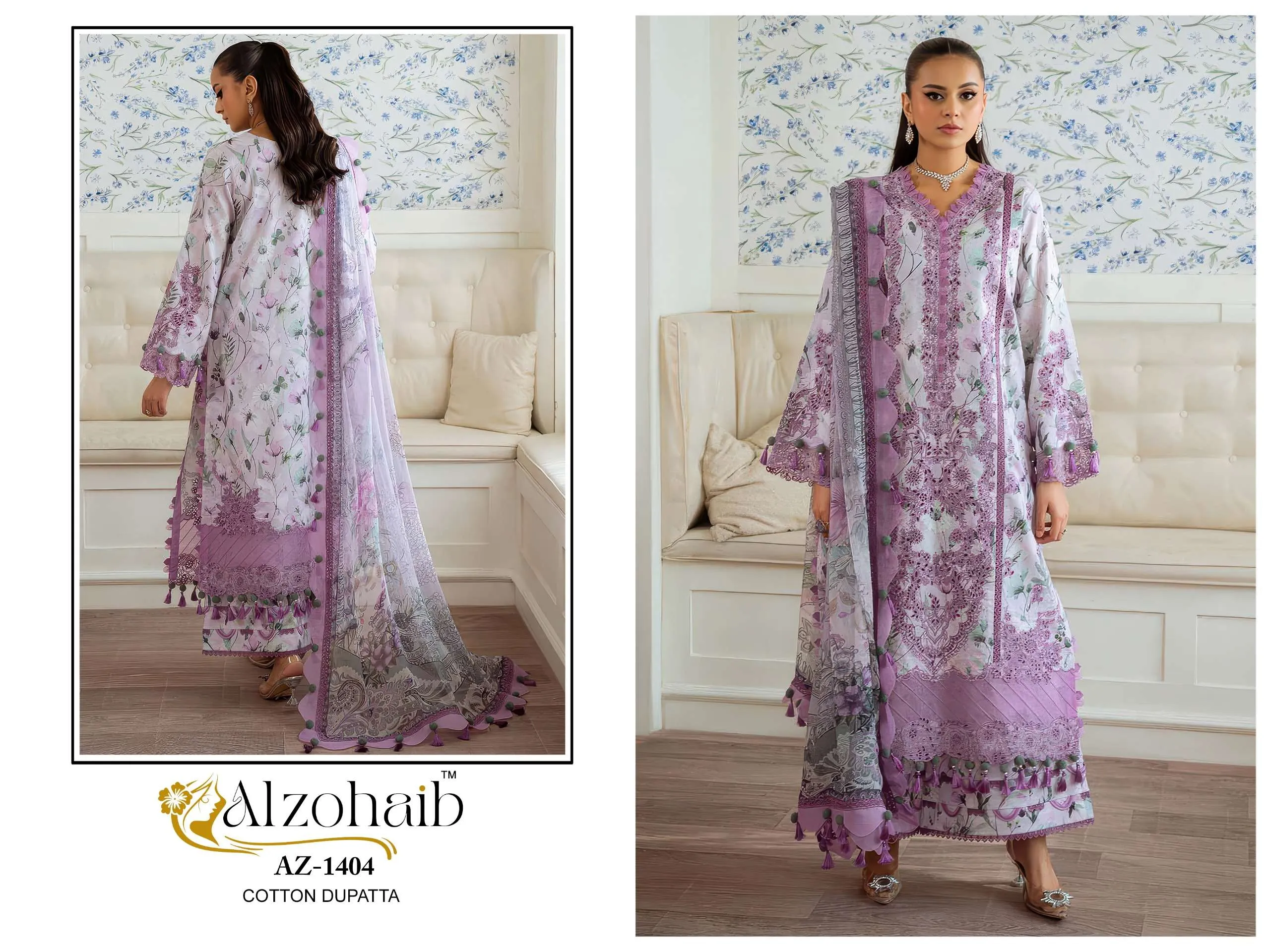 Al Zohaib Design No - 1398-1400-1404-1405-1407