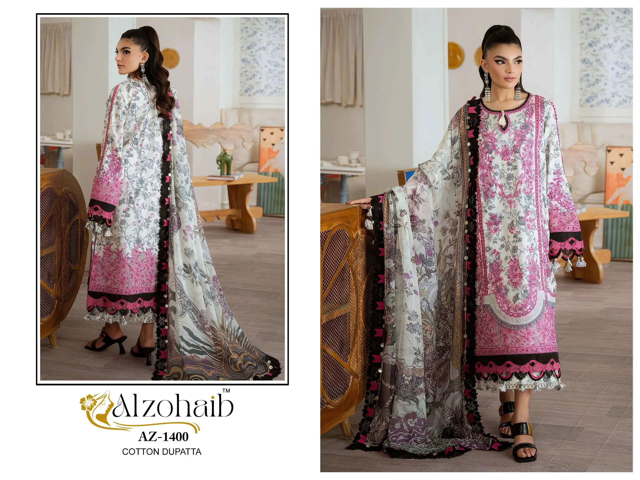 Al Zohaib Design No - 1398-1400-1404-1405-1407