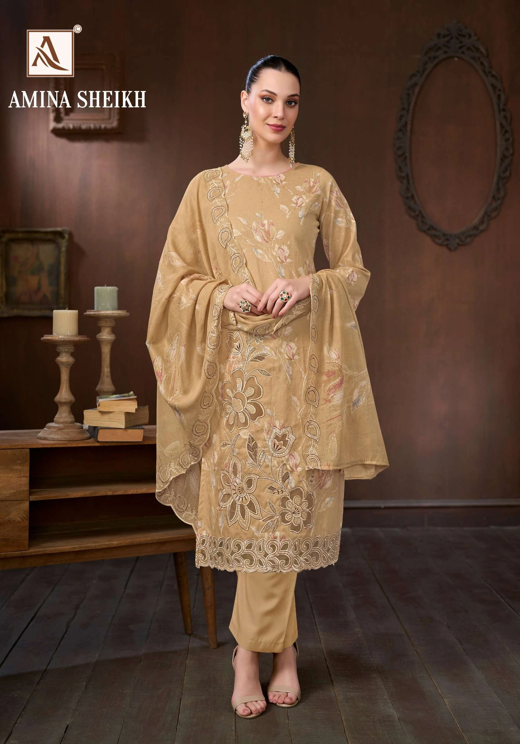 Alok Suits Amina Sheikh