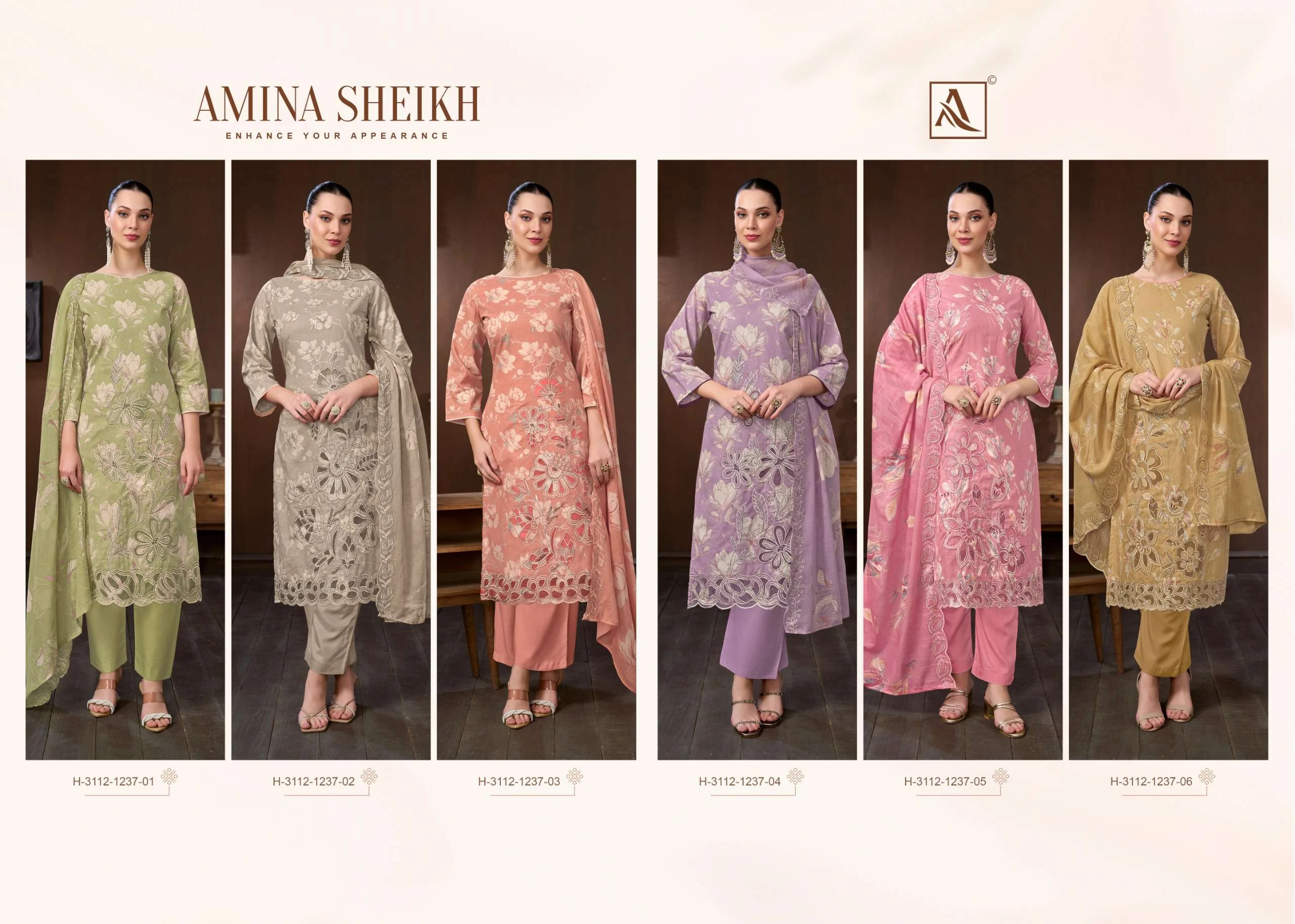 Alok Suits Amina Sheikh