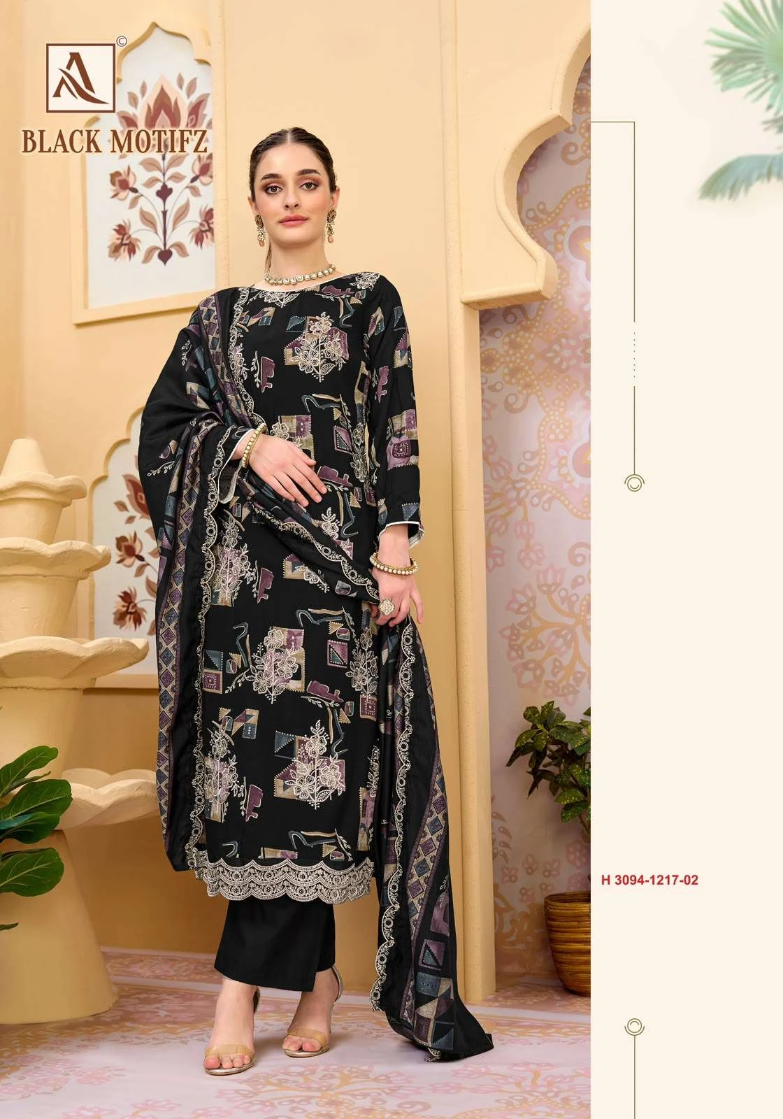 Alok Suits Black Motifz