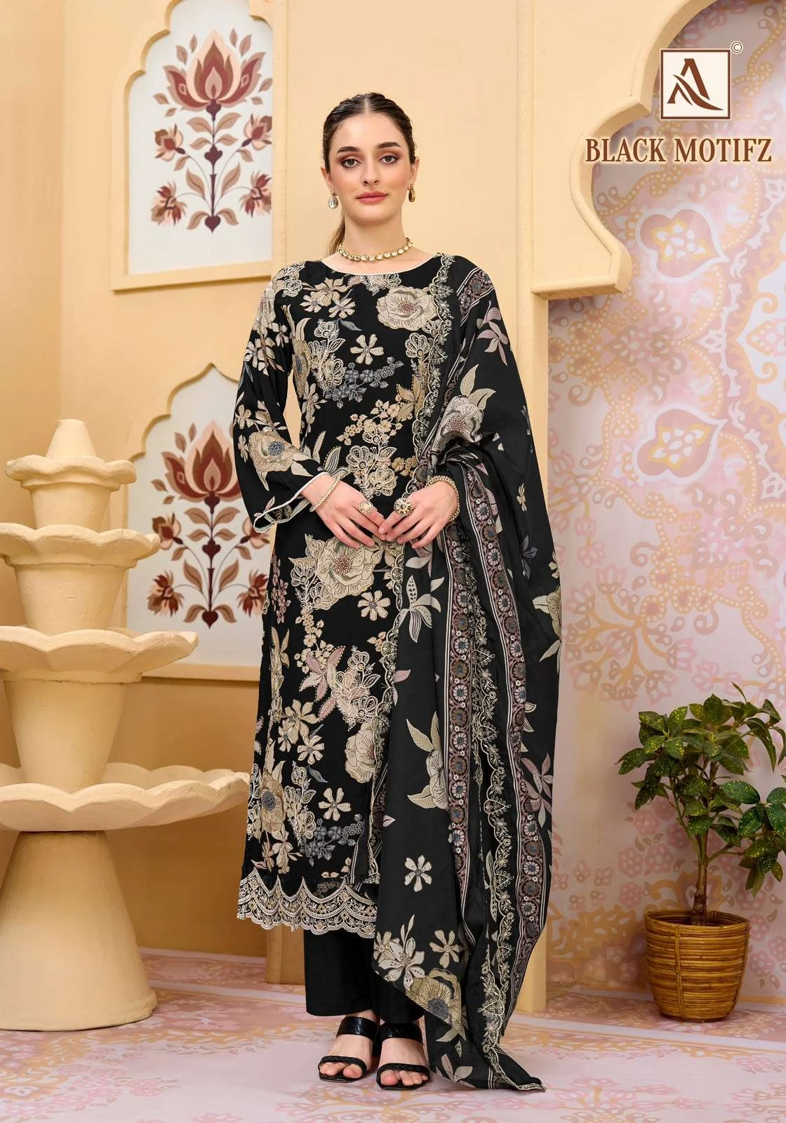 Alok Suits Black Motifz