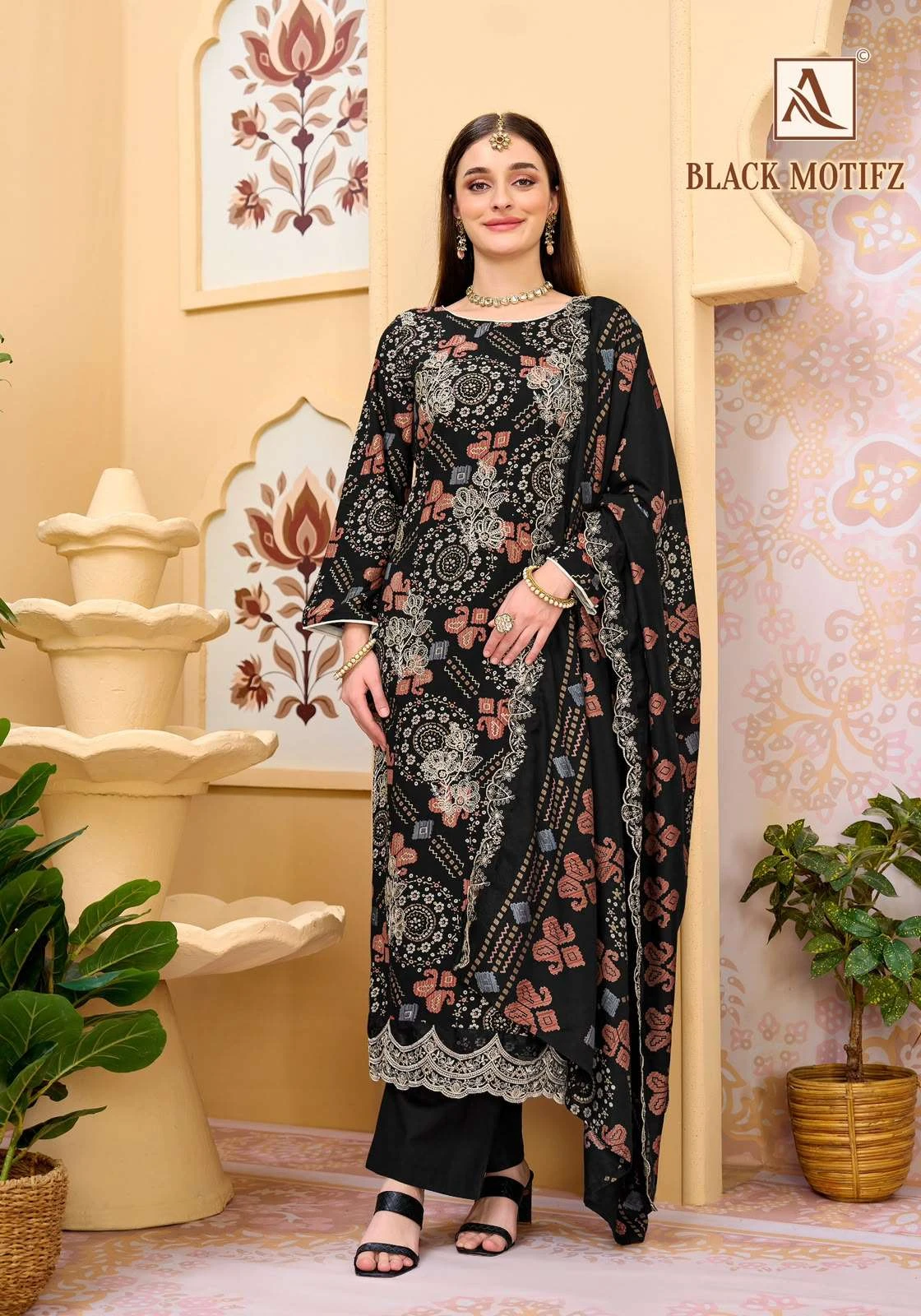 Alok Suits Black Motifz