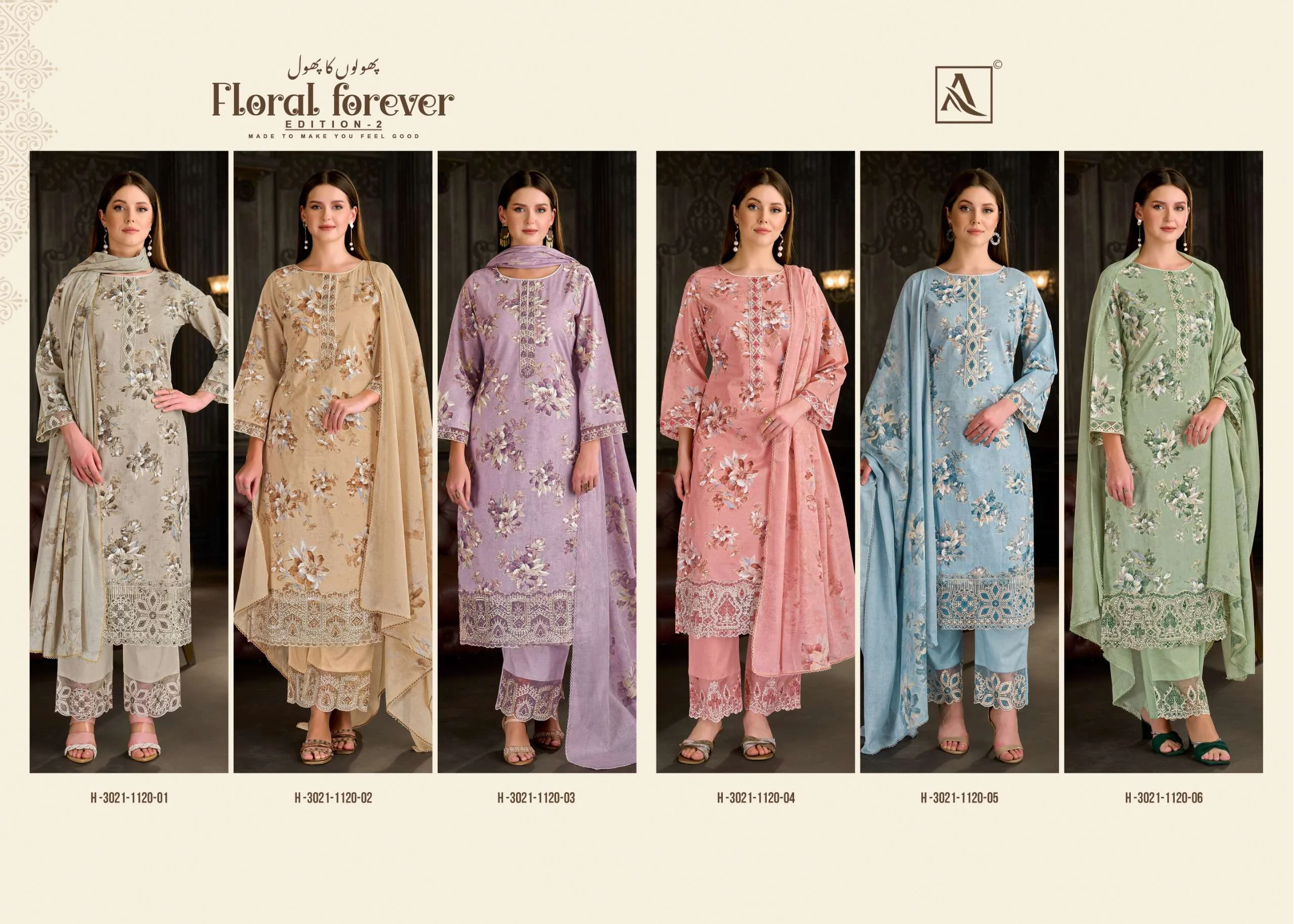 Alok Suits Floral Forever Edition 2