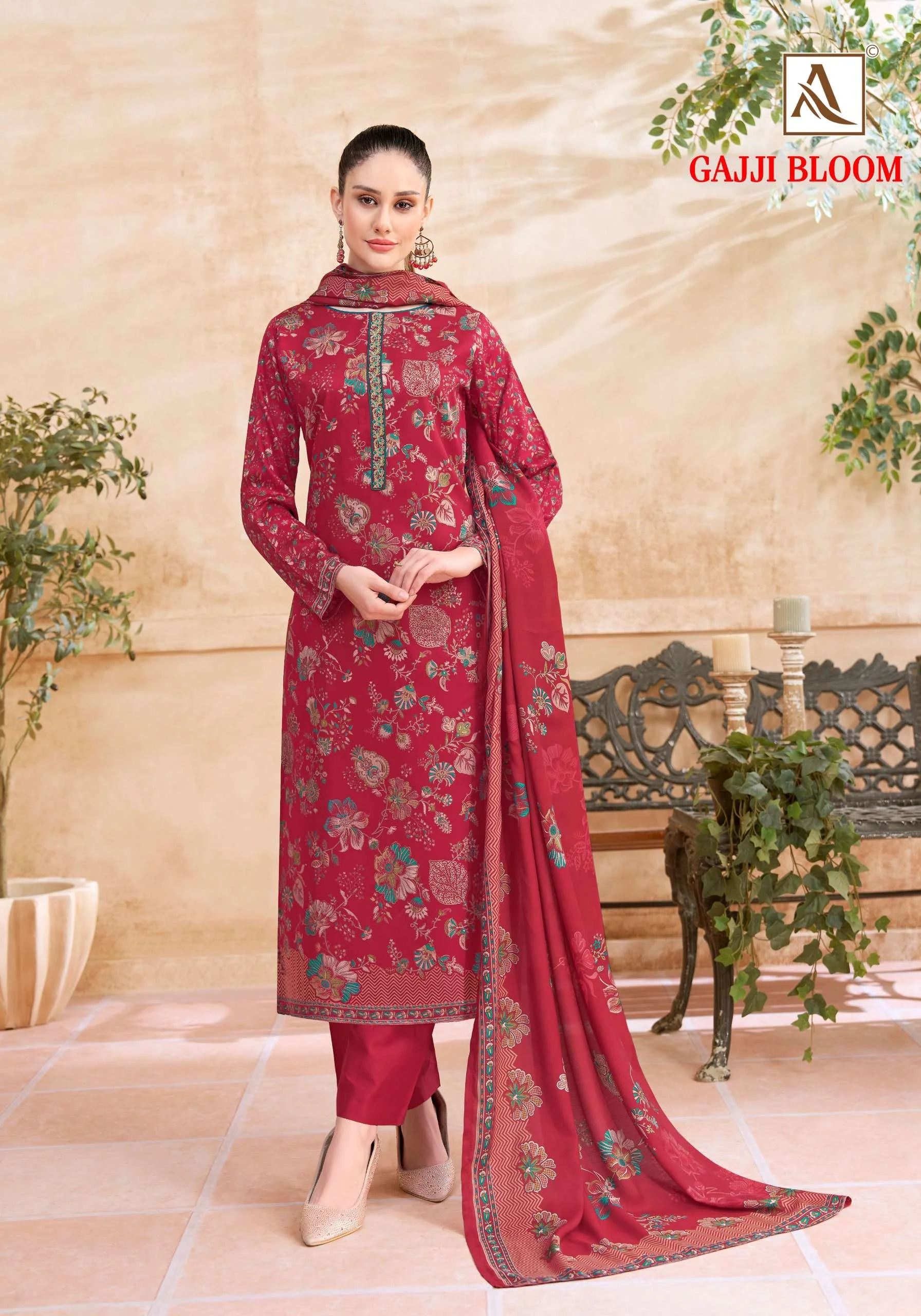 Alok Suits Gajji Bloom