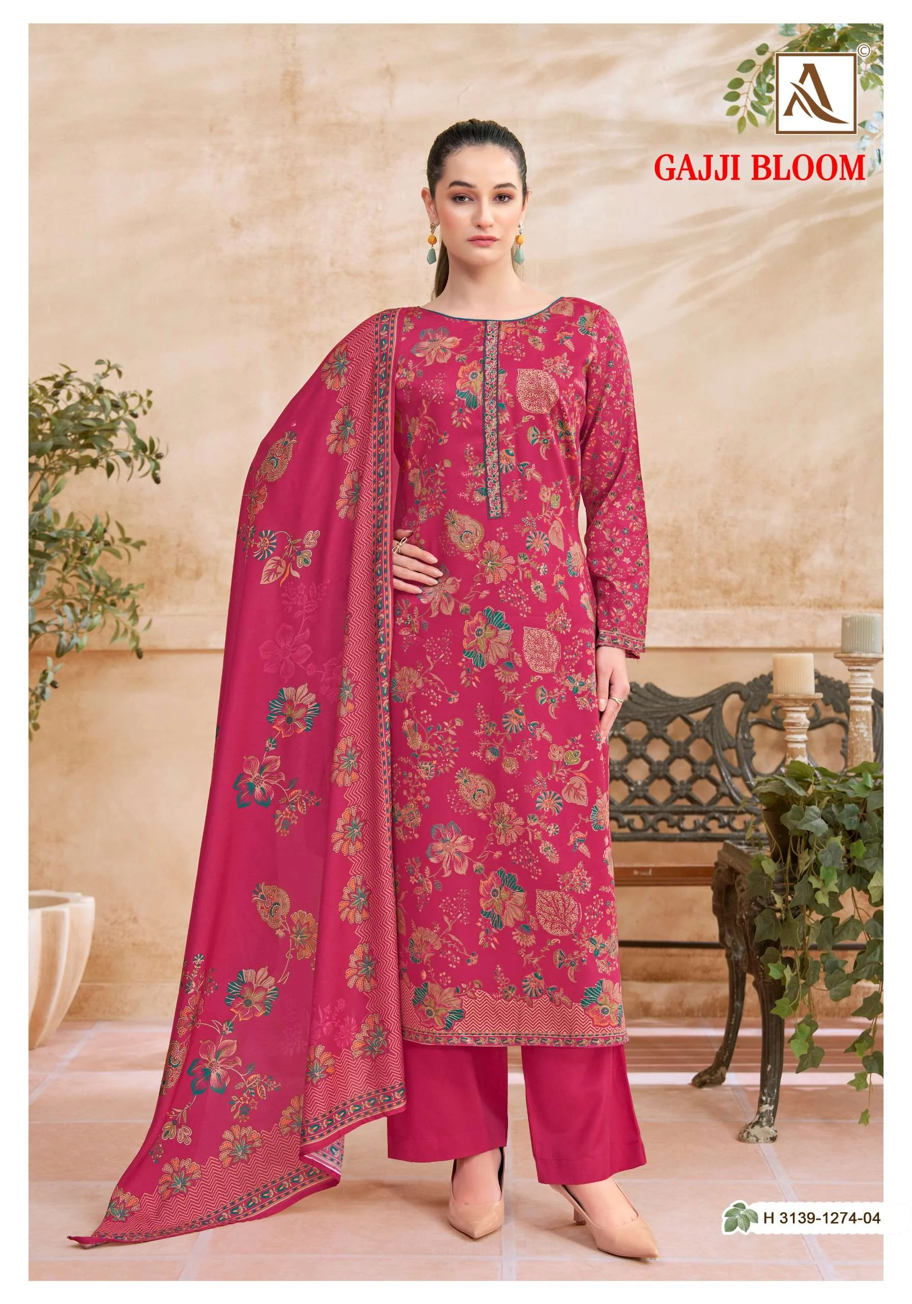 Alok Suits Gajji Bloom