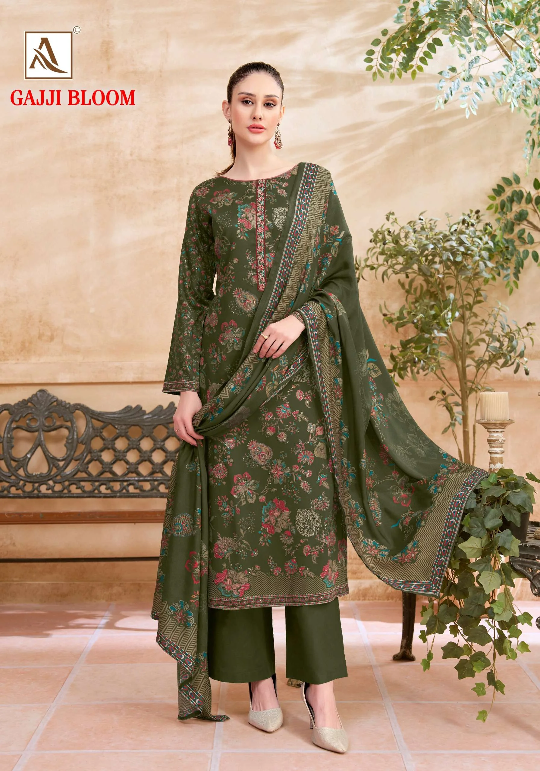 Alok Suits Gajji Bloom