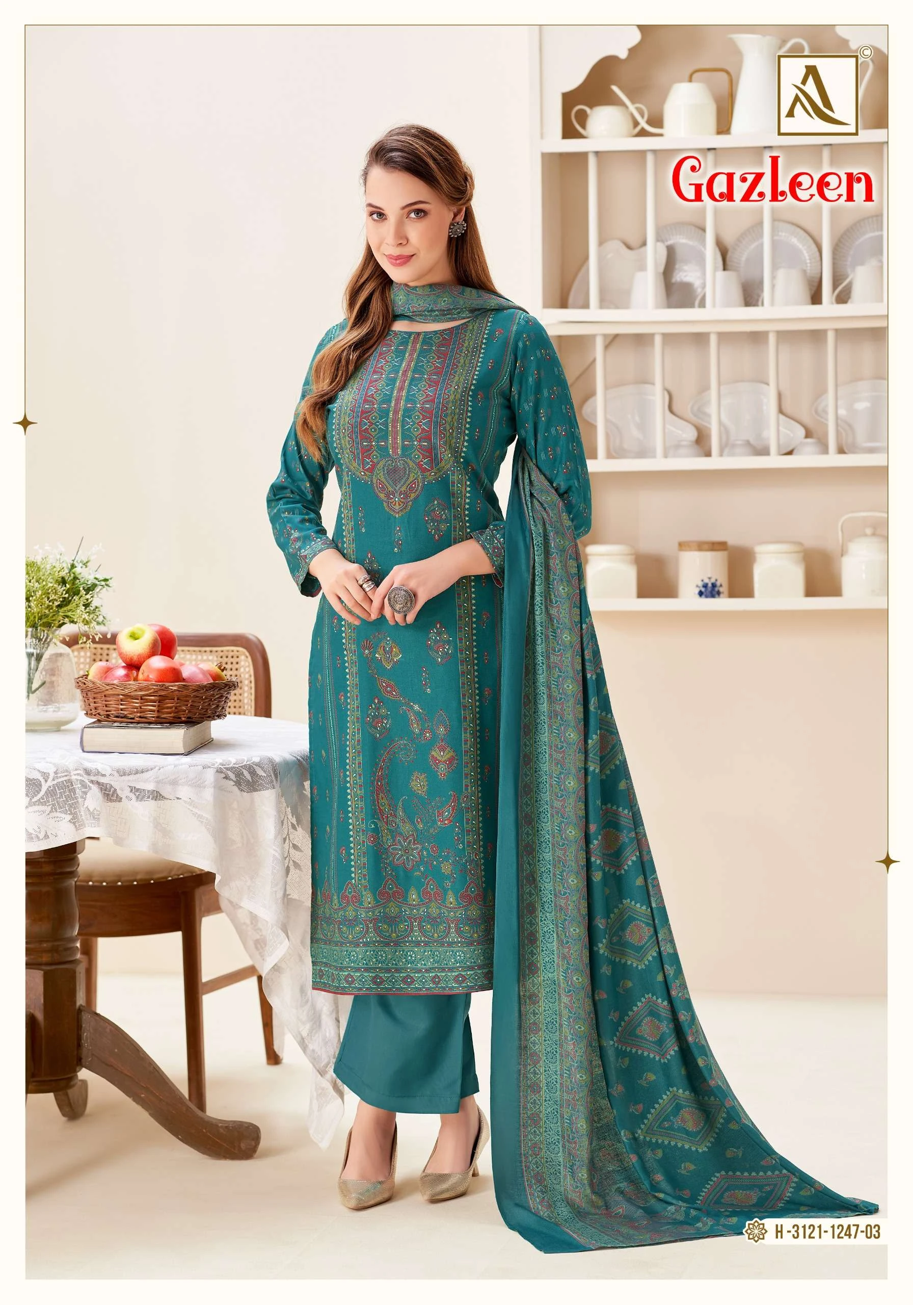 Alok Suits Gazleen