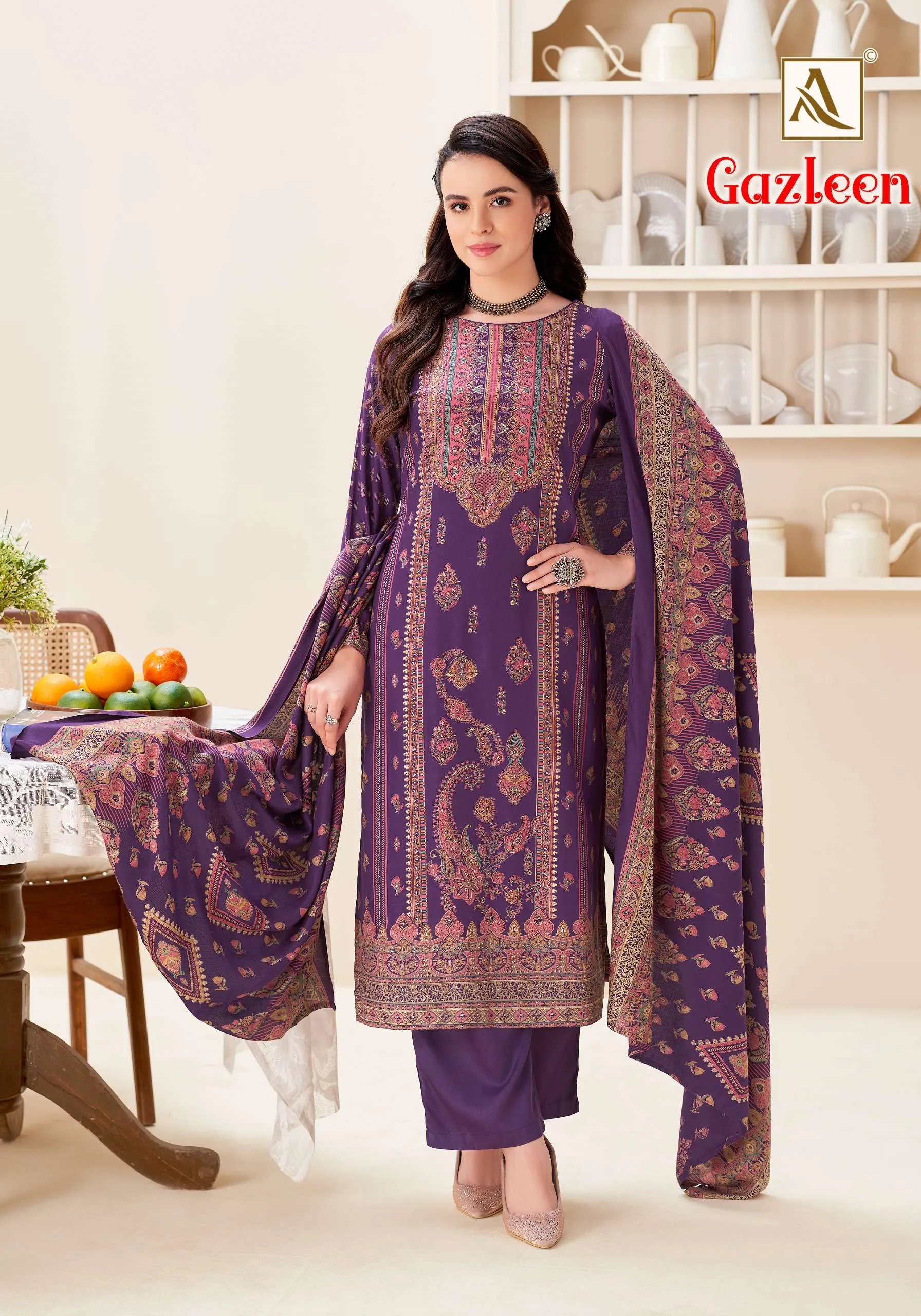 Alok Suits Gazleen