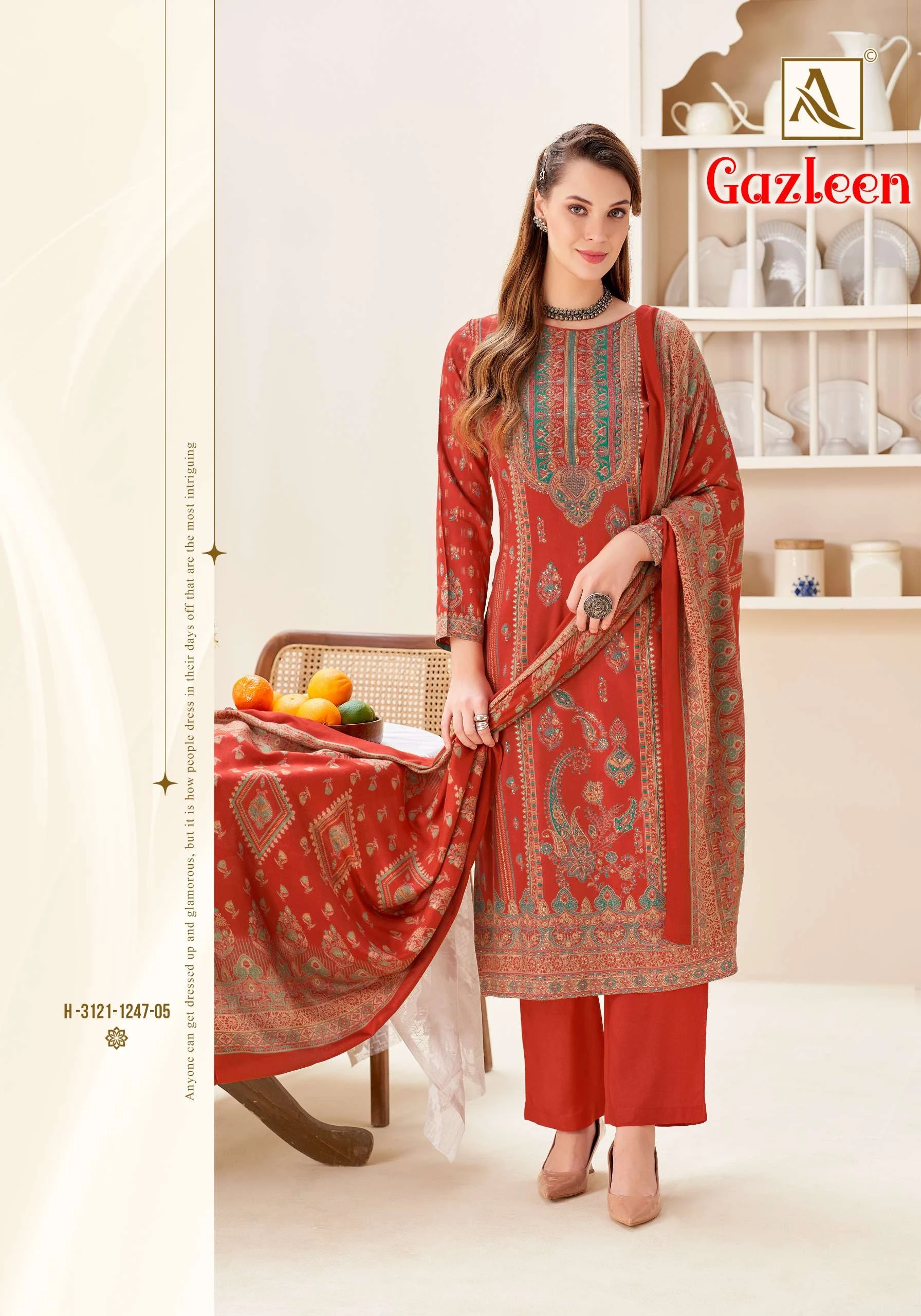 Alok Suits Gazleen
