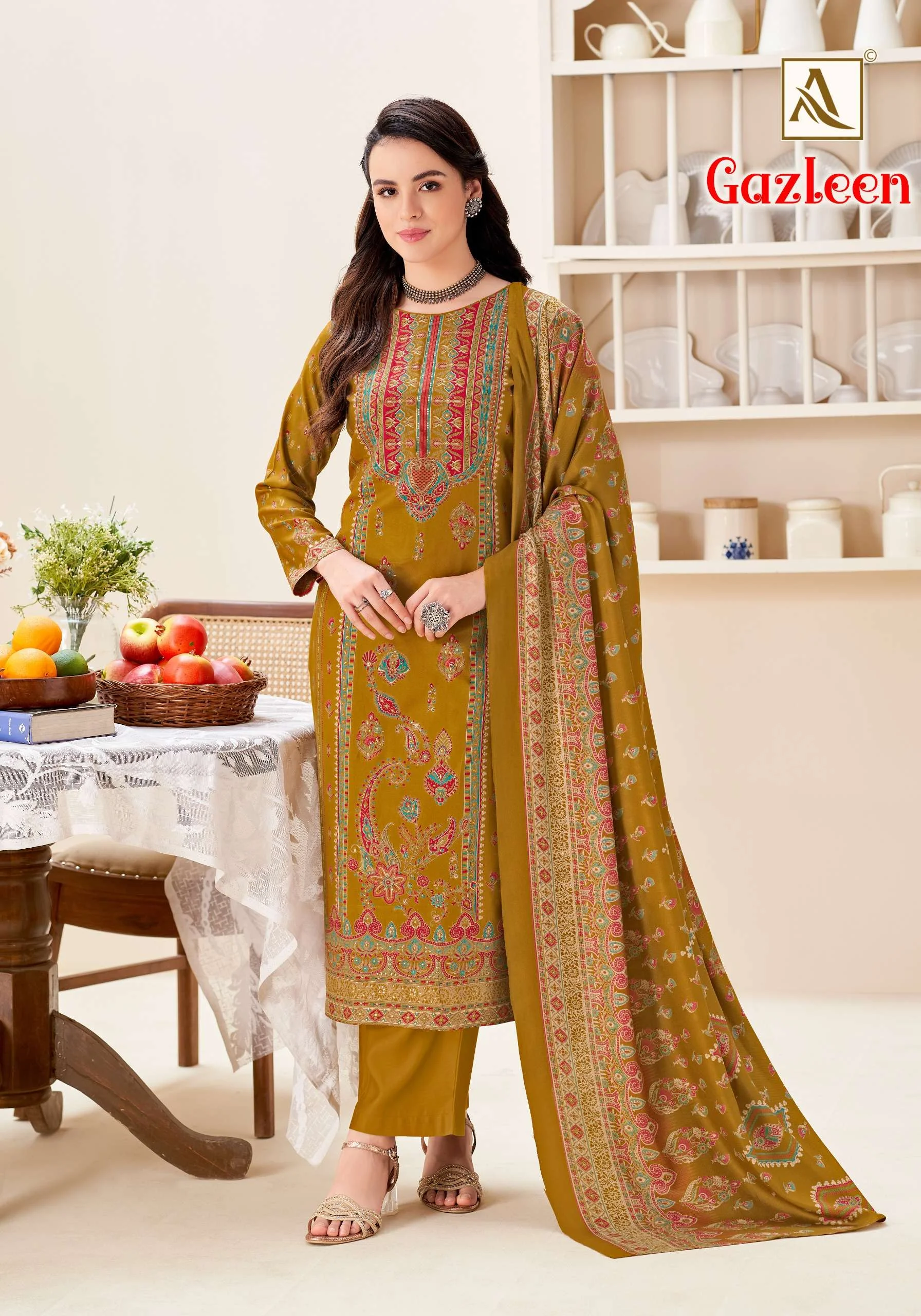 Alok Suits Gazleen