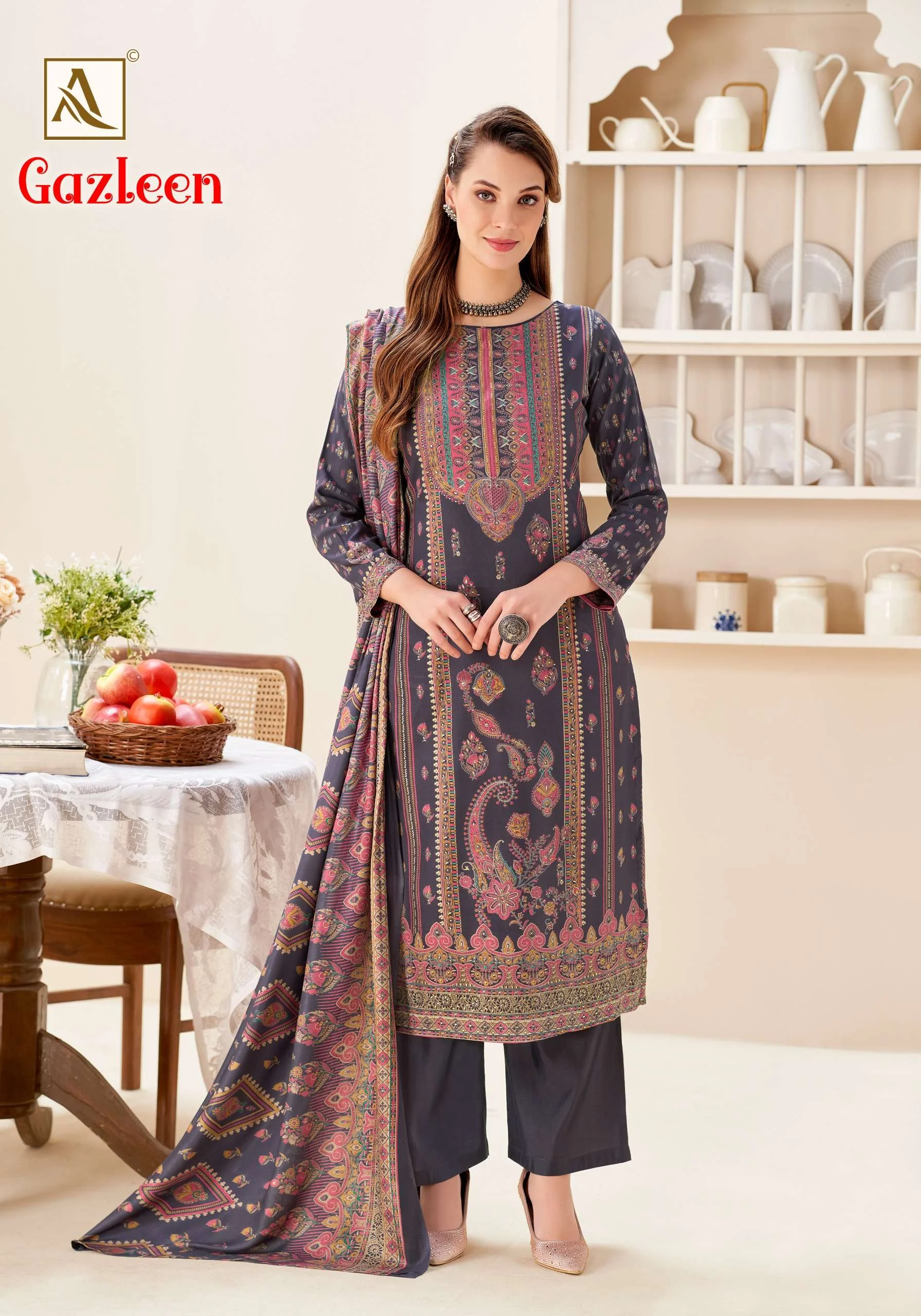 Alok Suits Gazleen