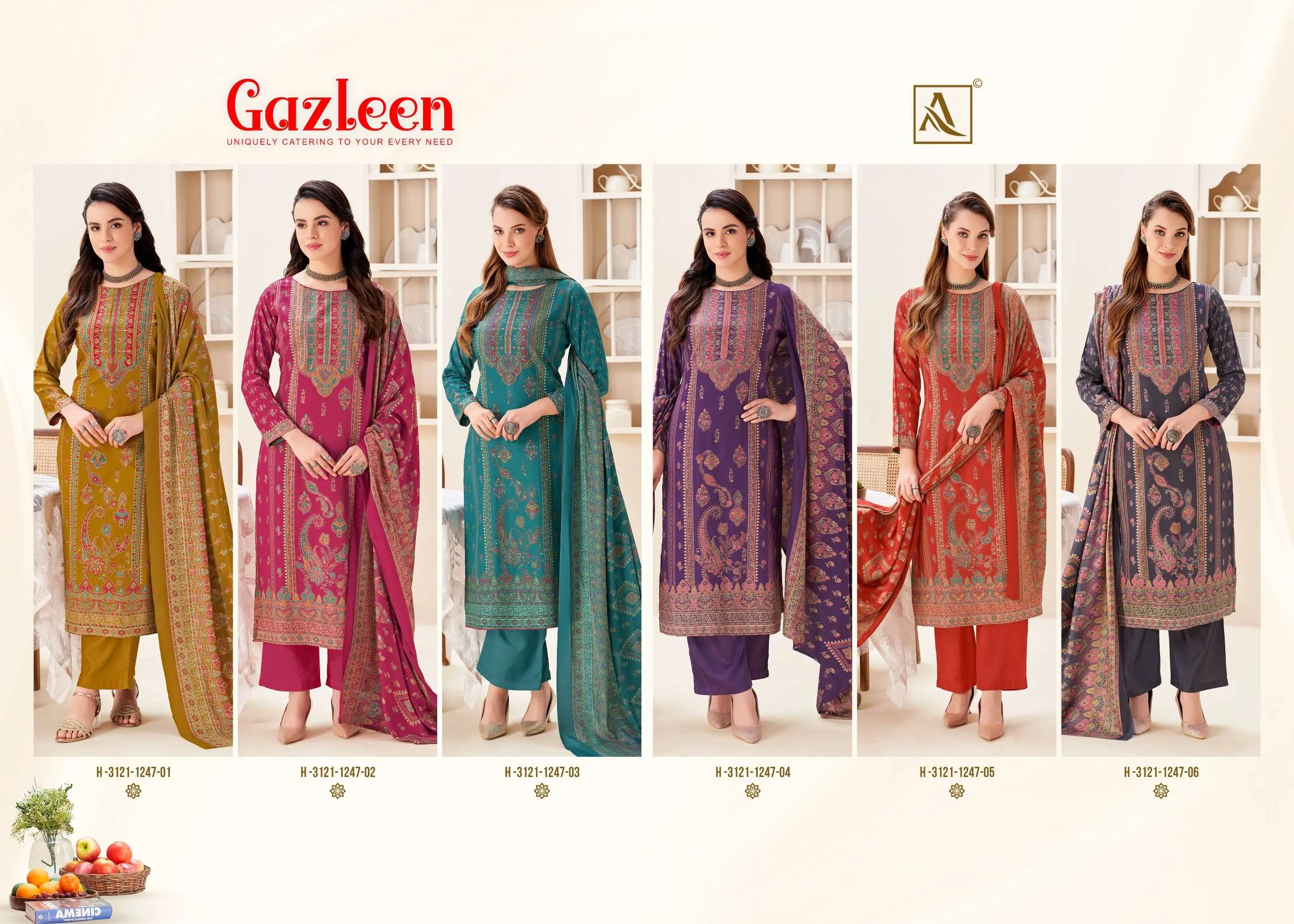 Alok Suits Gazleen