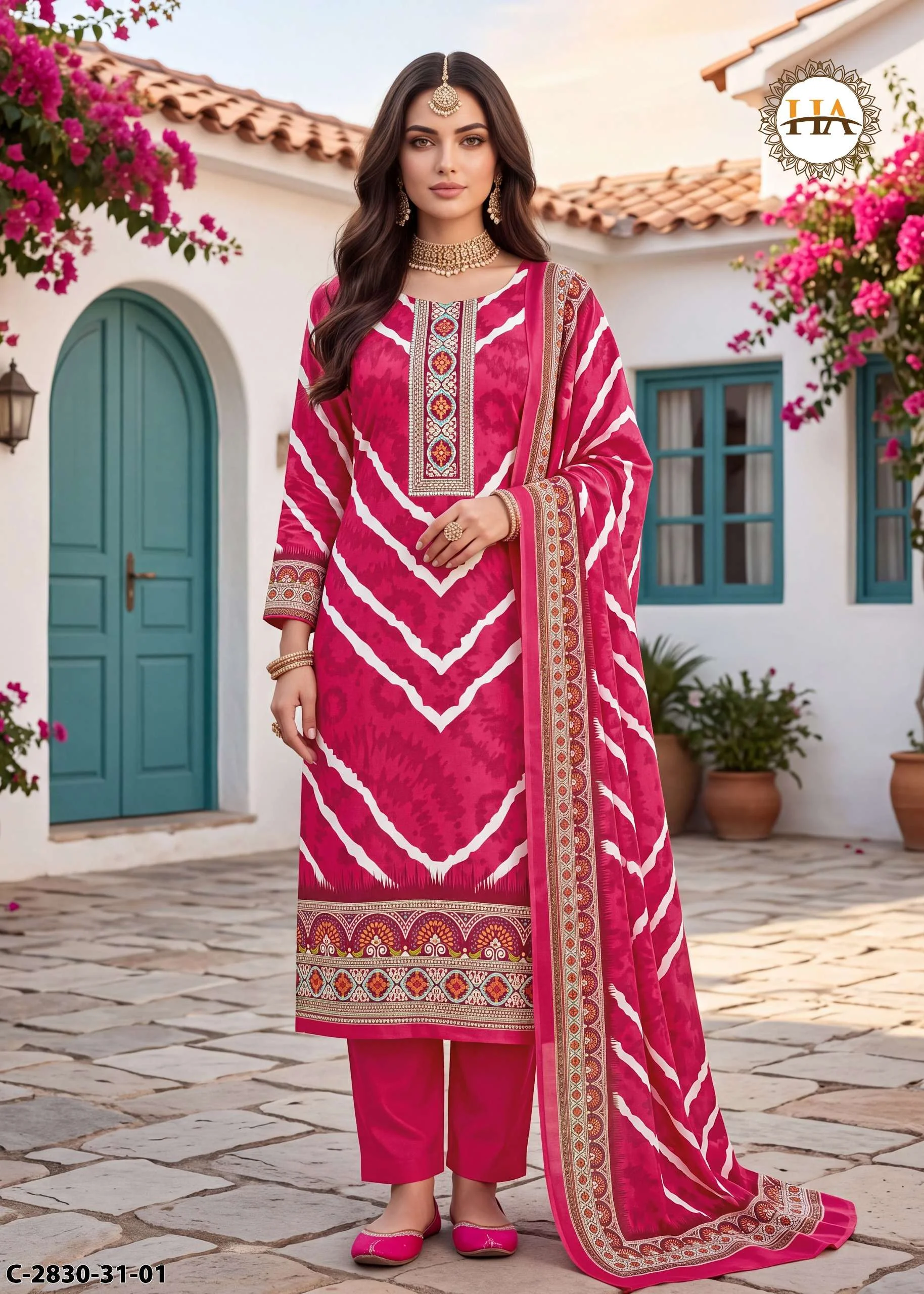 Alok Suits Gulriza
