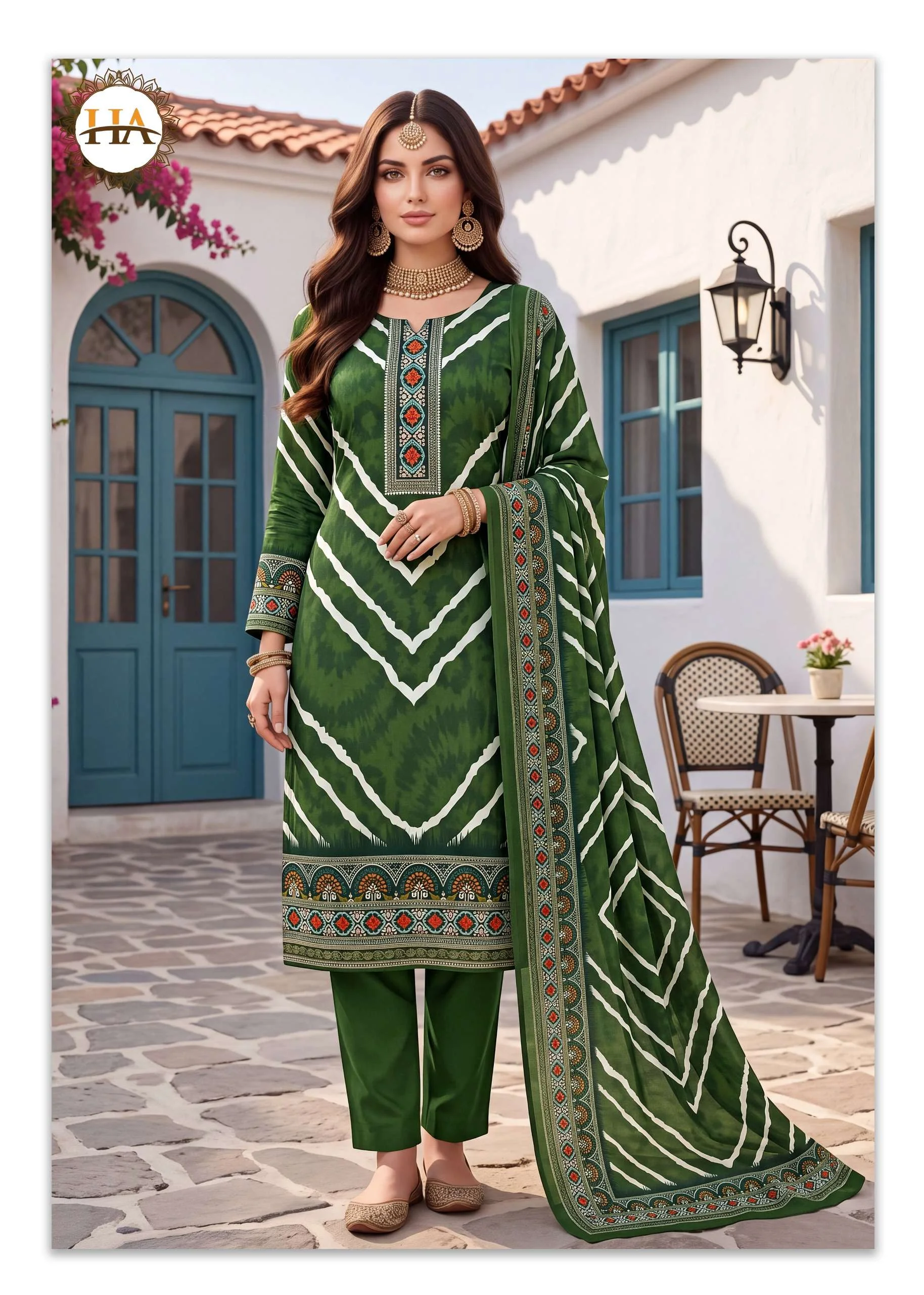 Alok Suits Gulriza