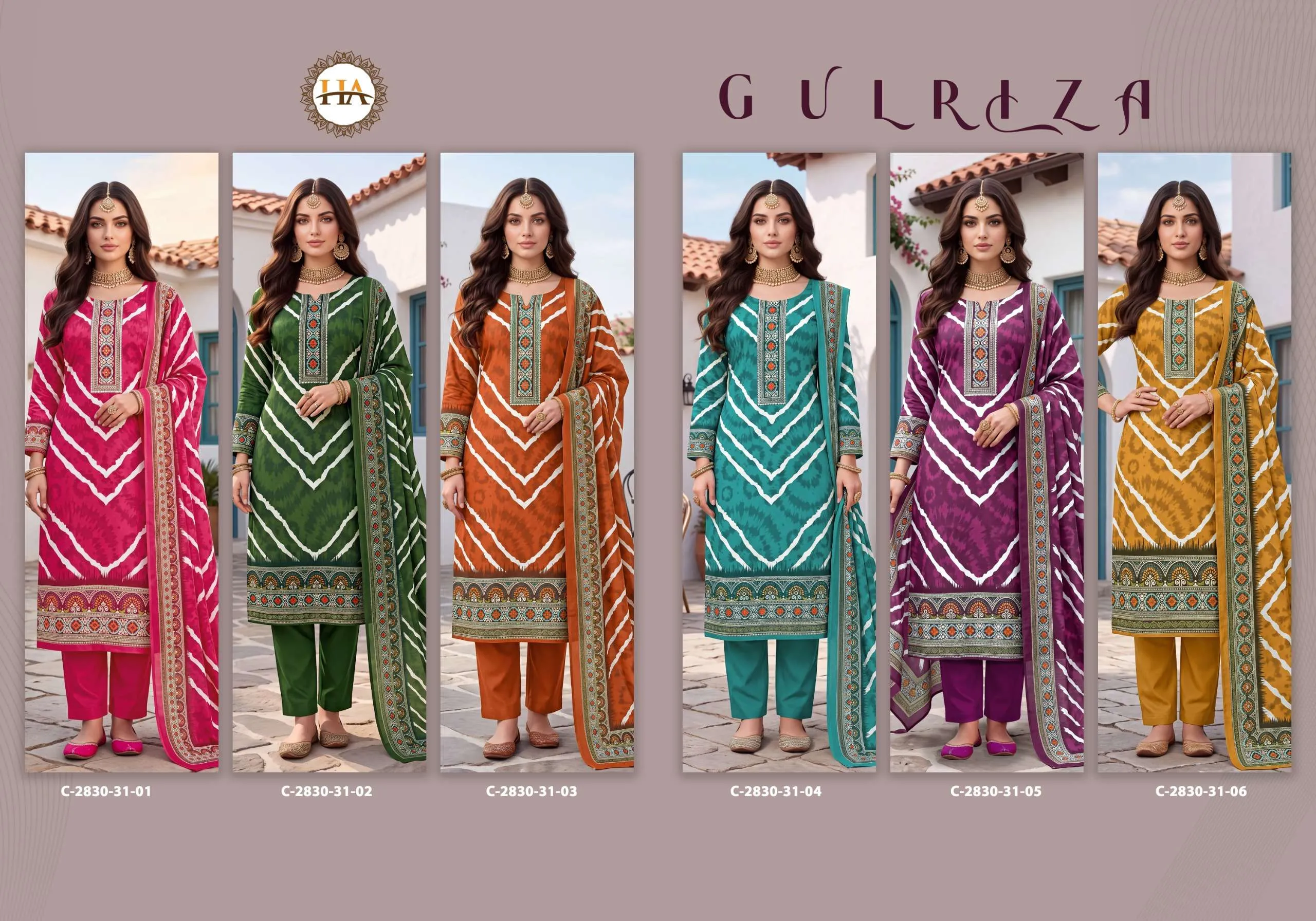 Alok Suits Gulriza