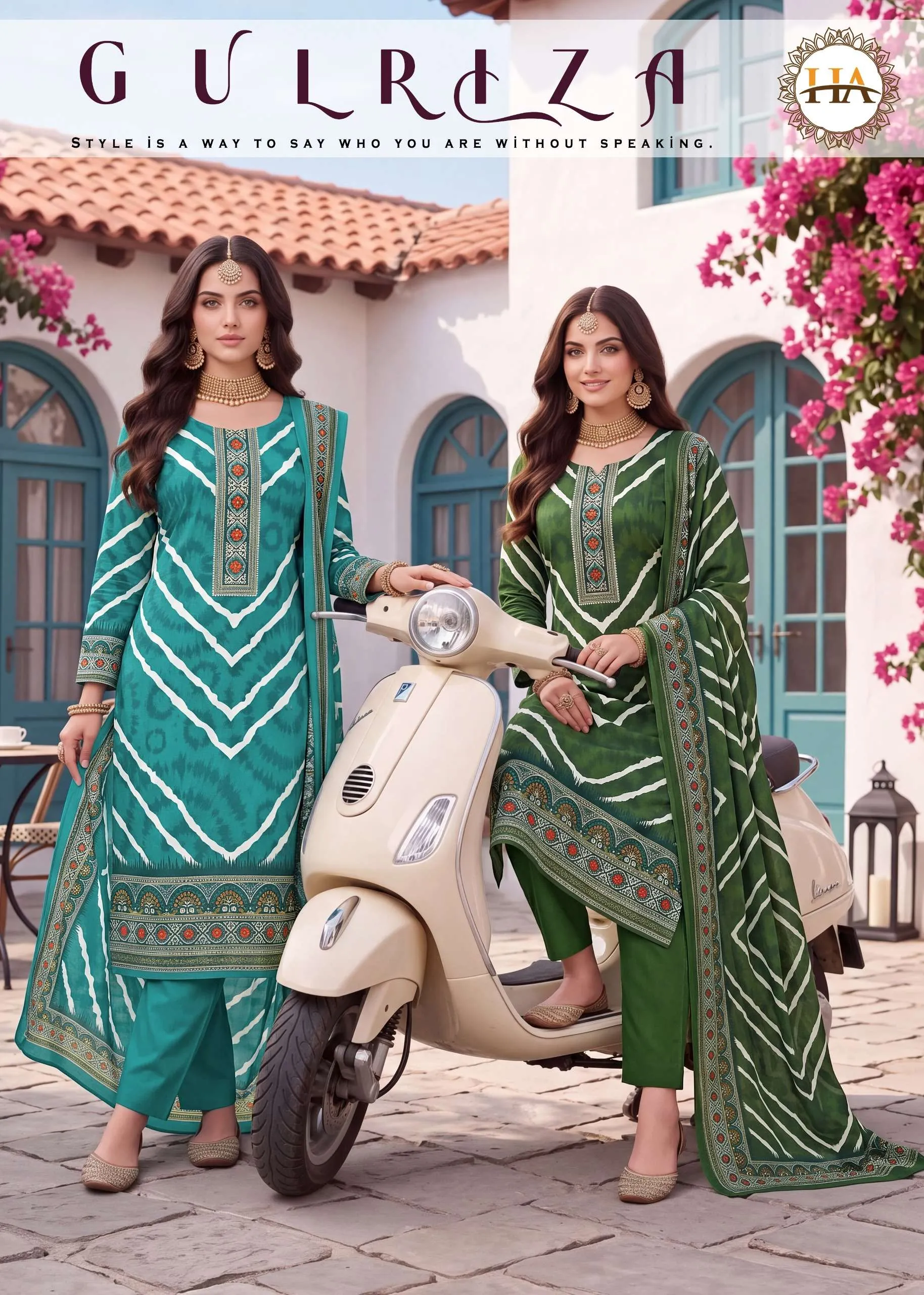 Alok Suits Gulriza